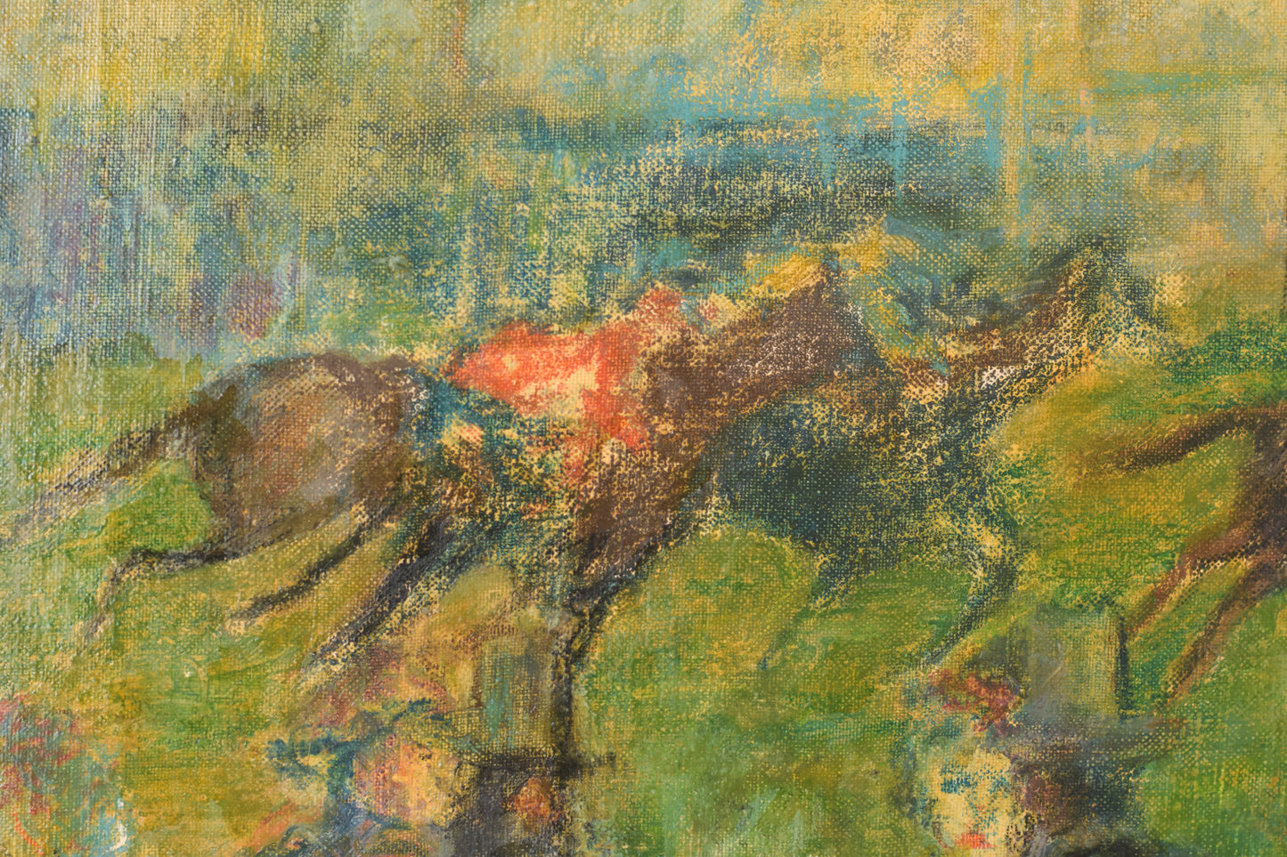 Impressionist Painting - 'A Day at the Races' - Modern Decorative