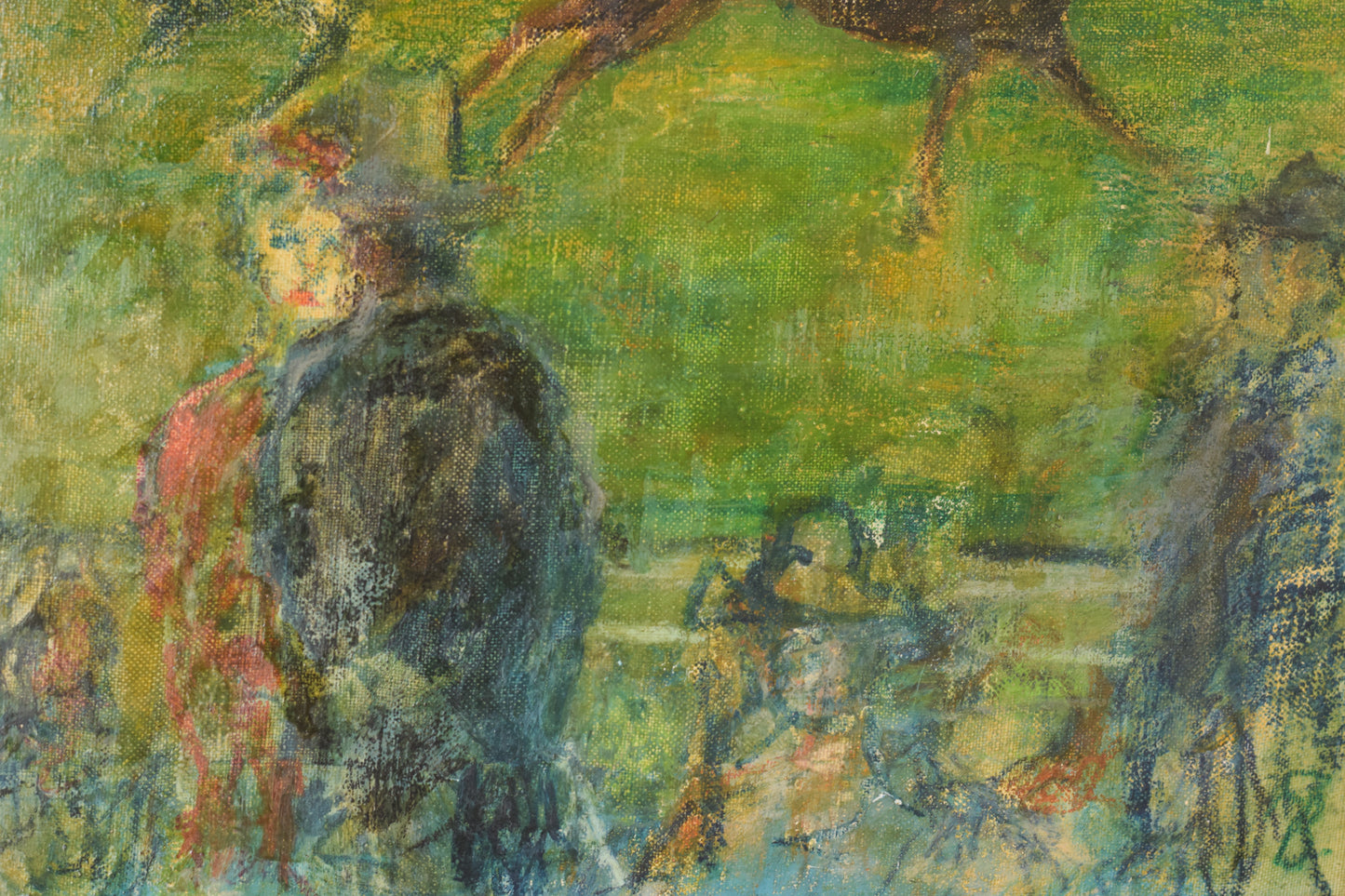 Impressionist Painting - 'A Day at the Races' - Modern Decorative