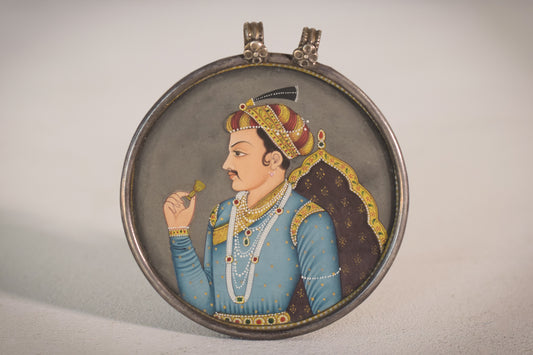 Fine Early Islamic Miniature - A Persian Prince - Modern Decorative