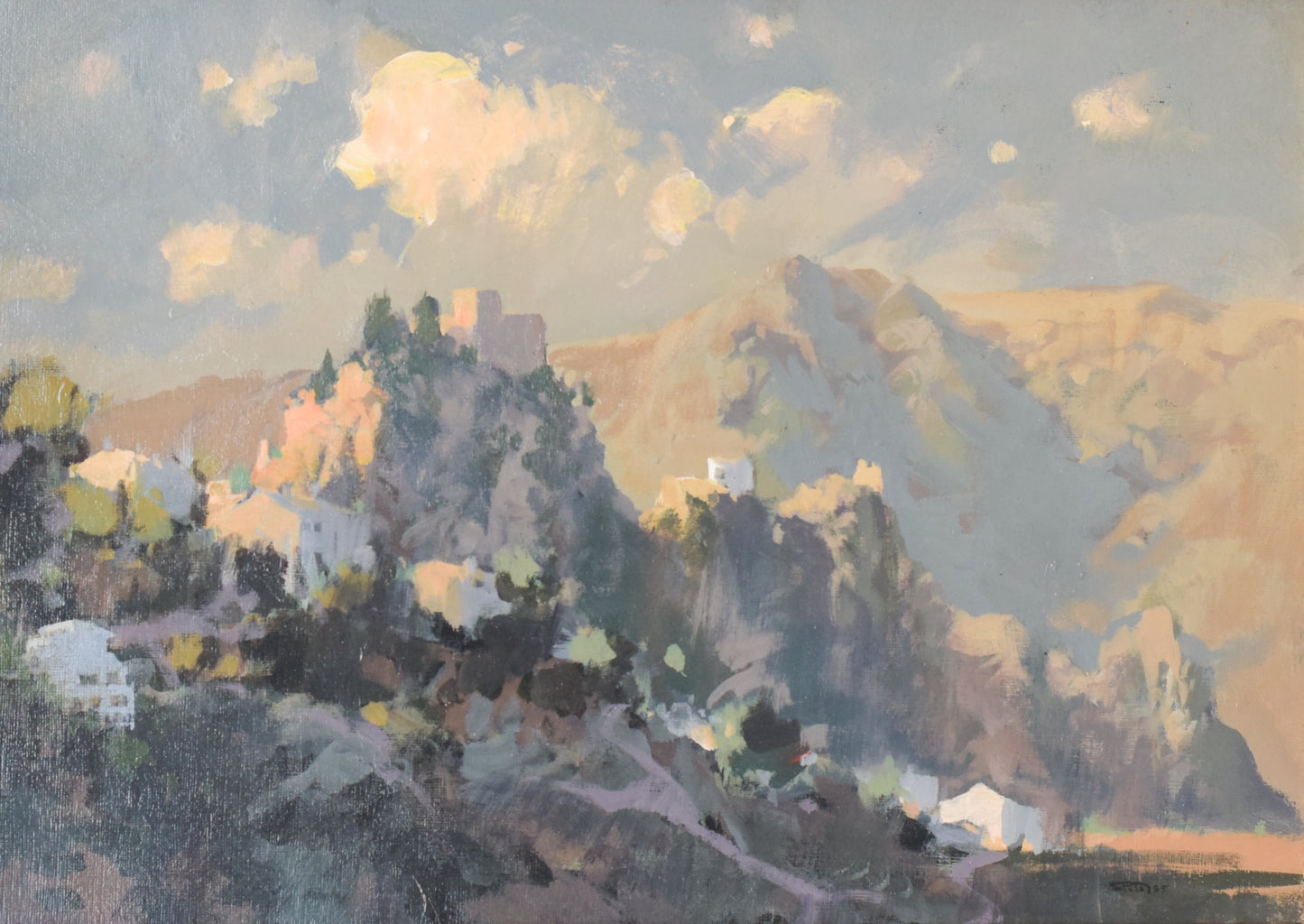 Mountain Landscape Oil