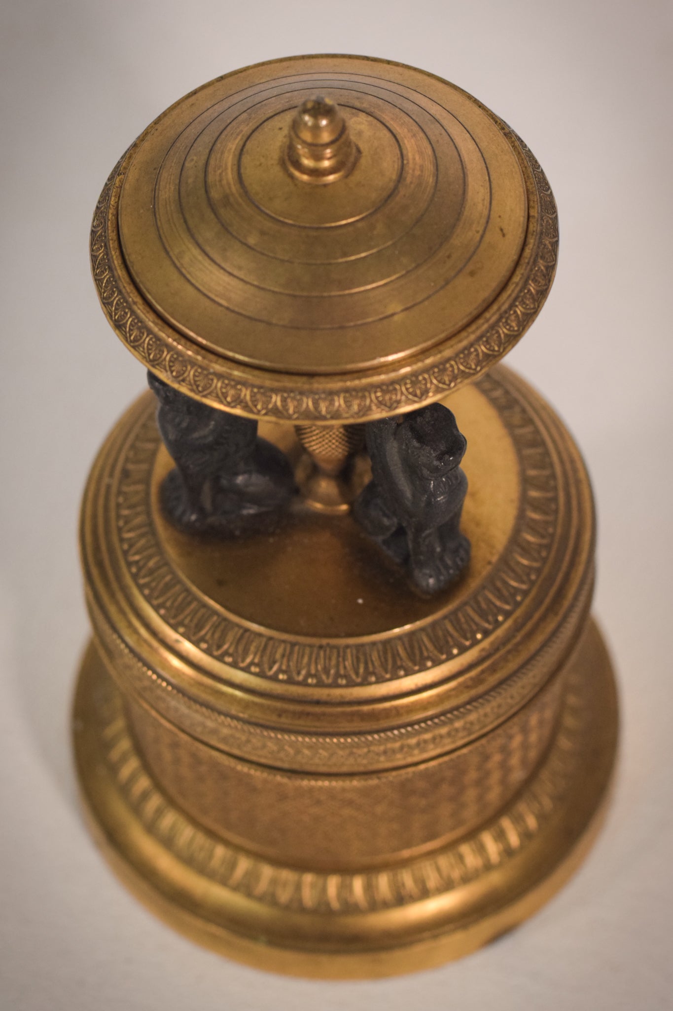 Bronze - Empire Inkwell - Modern Decorative