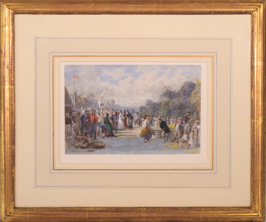 Richard Peter Richards - Village Fair and the Acrobat - Modern Decorative