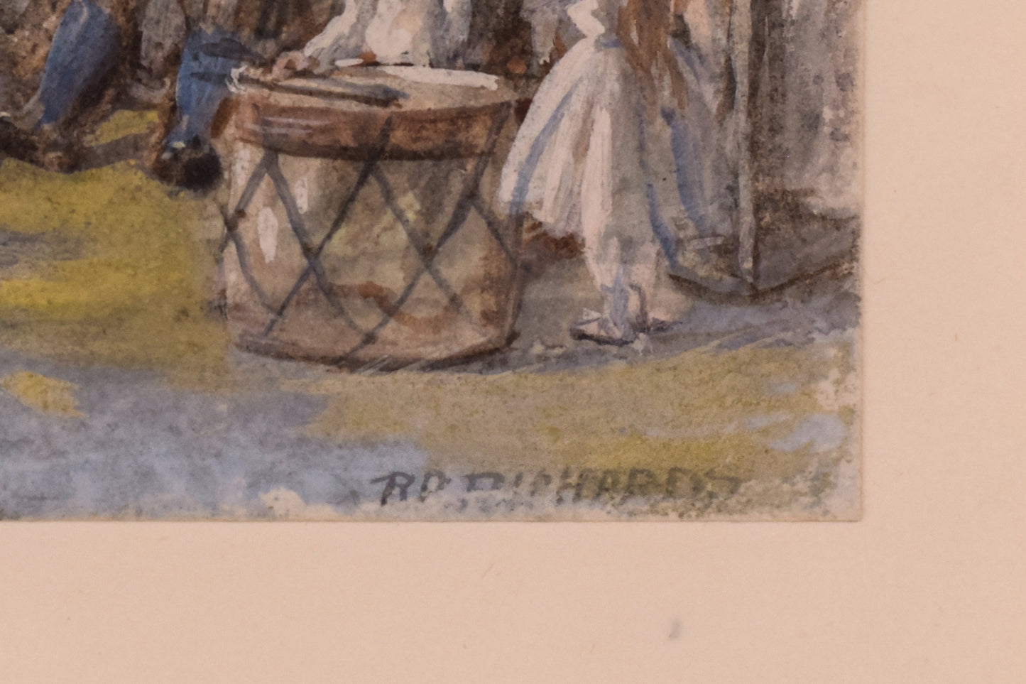 Richard Peter Richards - Village Fair and the Acrobat - Modern Decorative