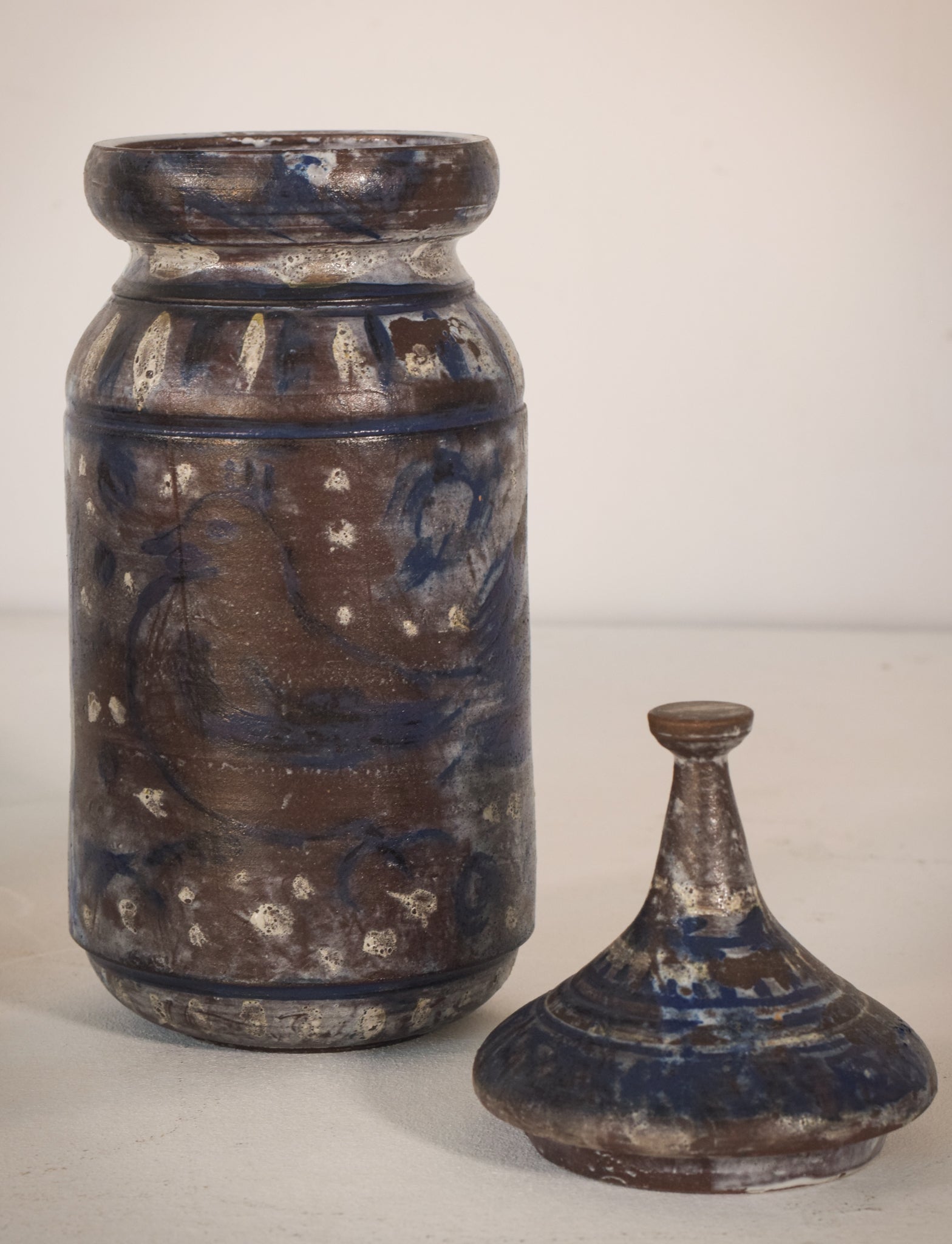 Three - Signed Studio Art Pottery Vases - Modern Decorative