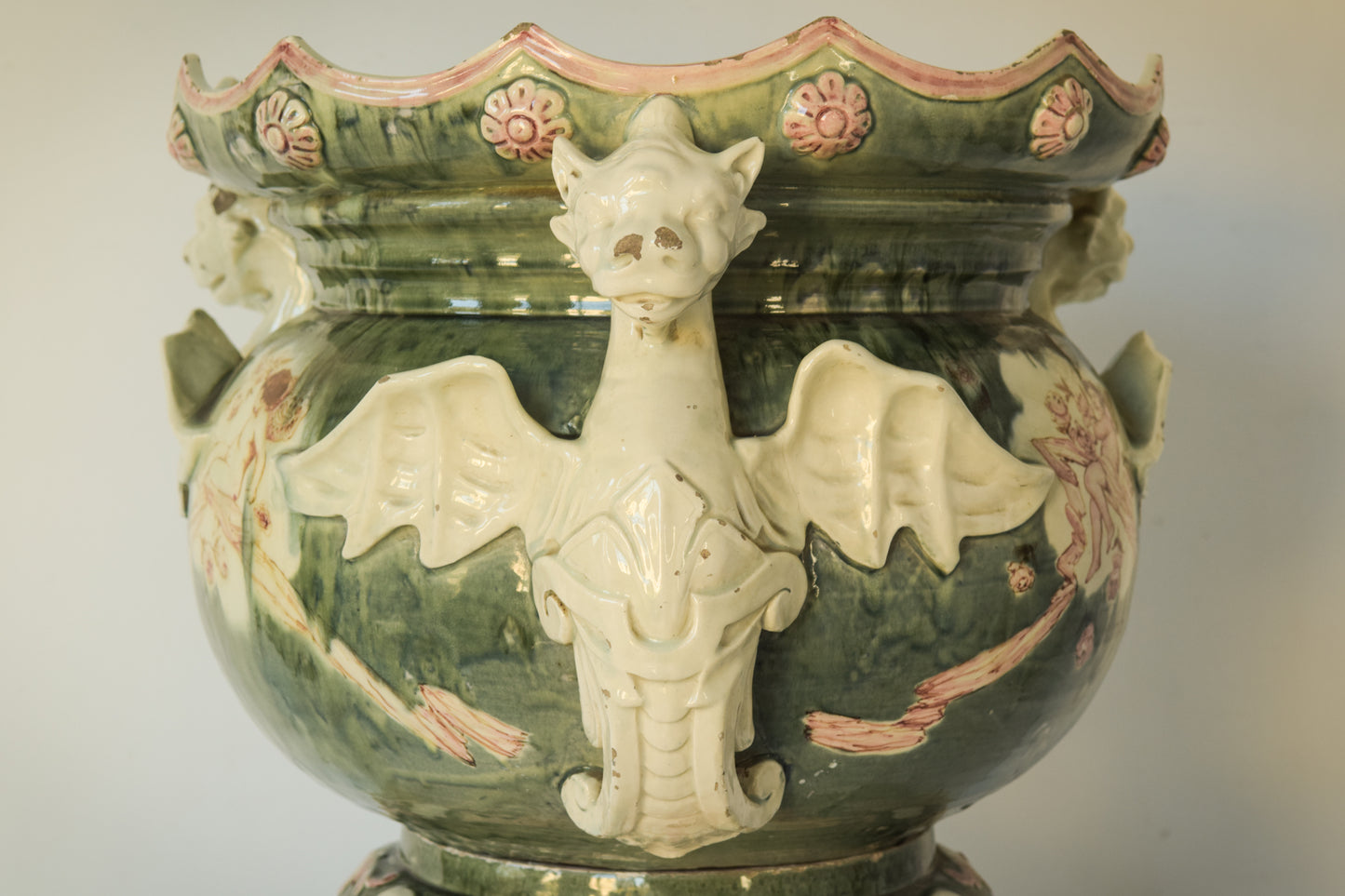 Massive Magnificent Decorative Jardinière With Lots of Character - Modern Decorative