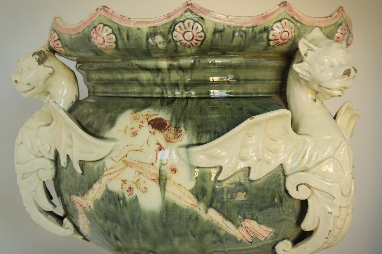 Massive Magnificent Decorative Jardinière With Lots of Character - Modern Decorative