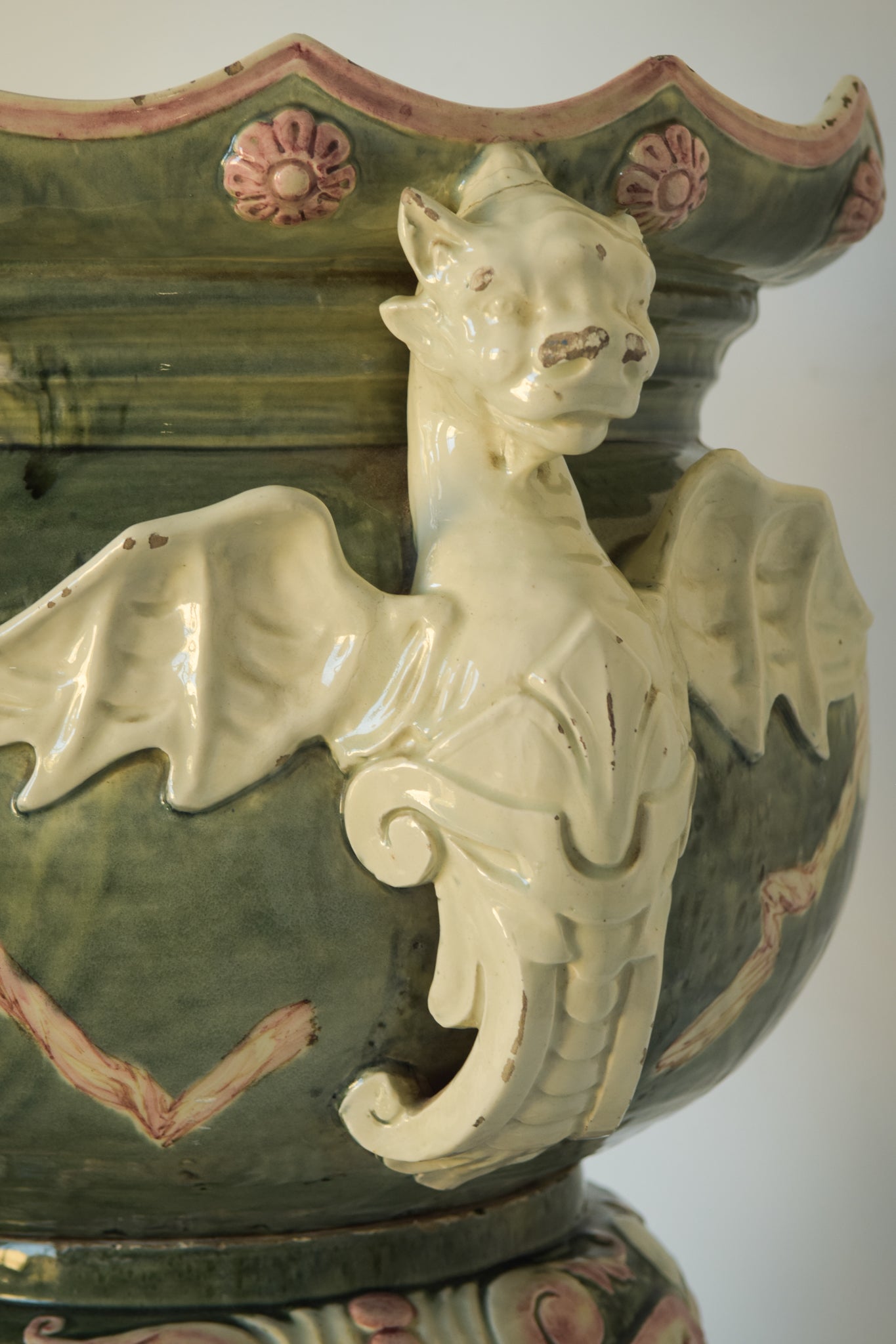 Massive Magnificent Decorative Jardinière With Lots of Character - Modern Decorative