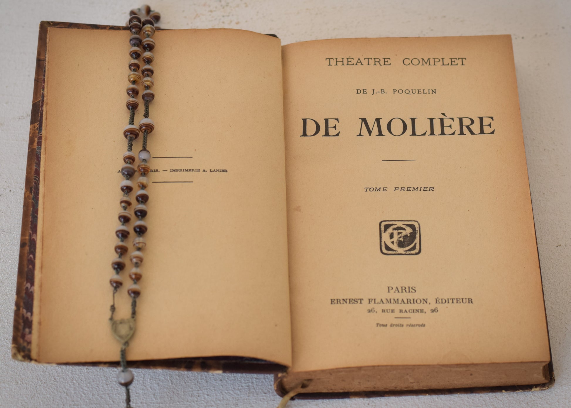 Four Leather Bound Volumes - Theatre Books - Modern Decorative