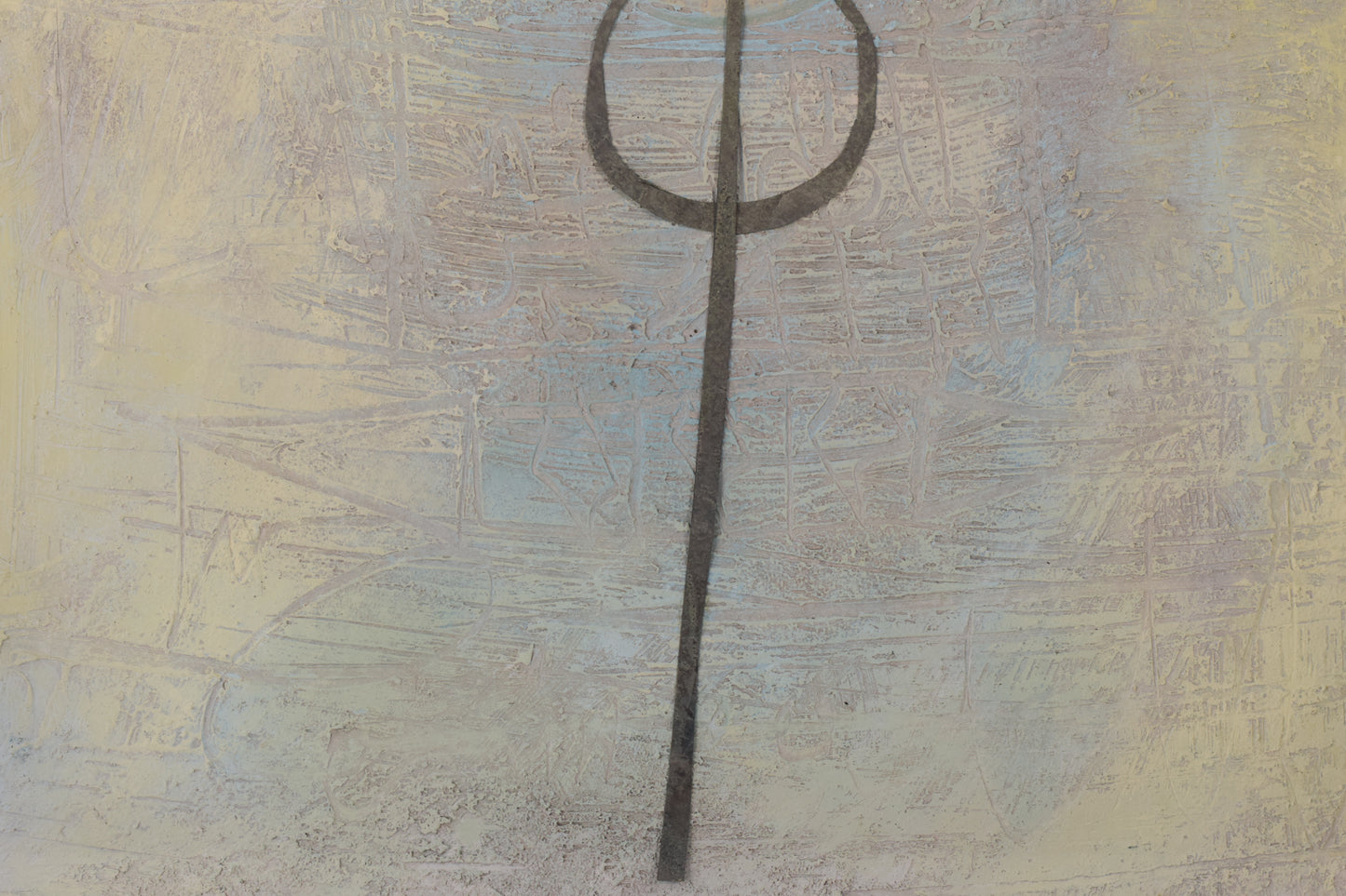 Abstract - Painting with Cross - Modern Decorative
