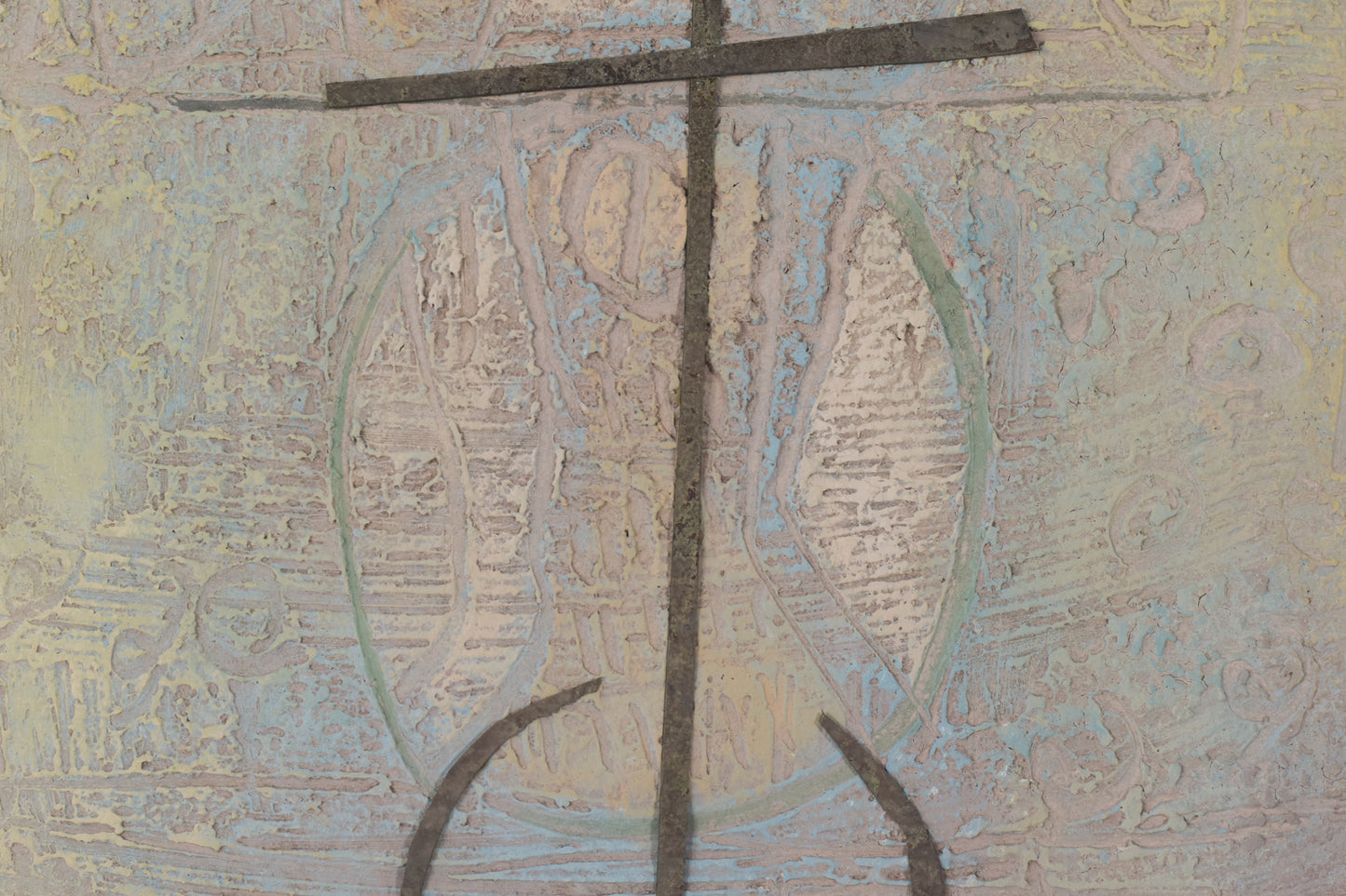 Abstract - Painting with Cross - Modern Decorative