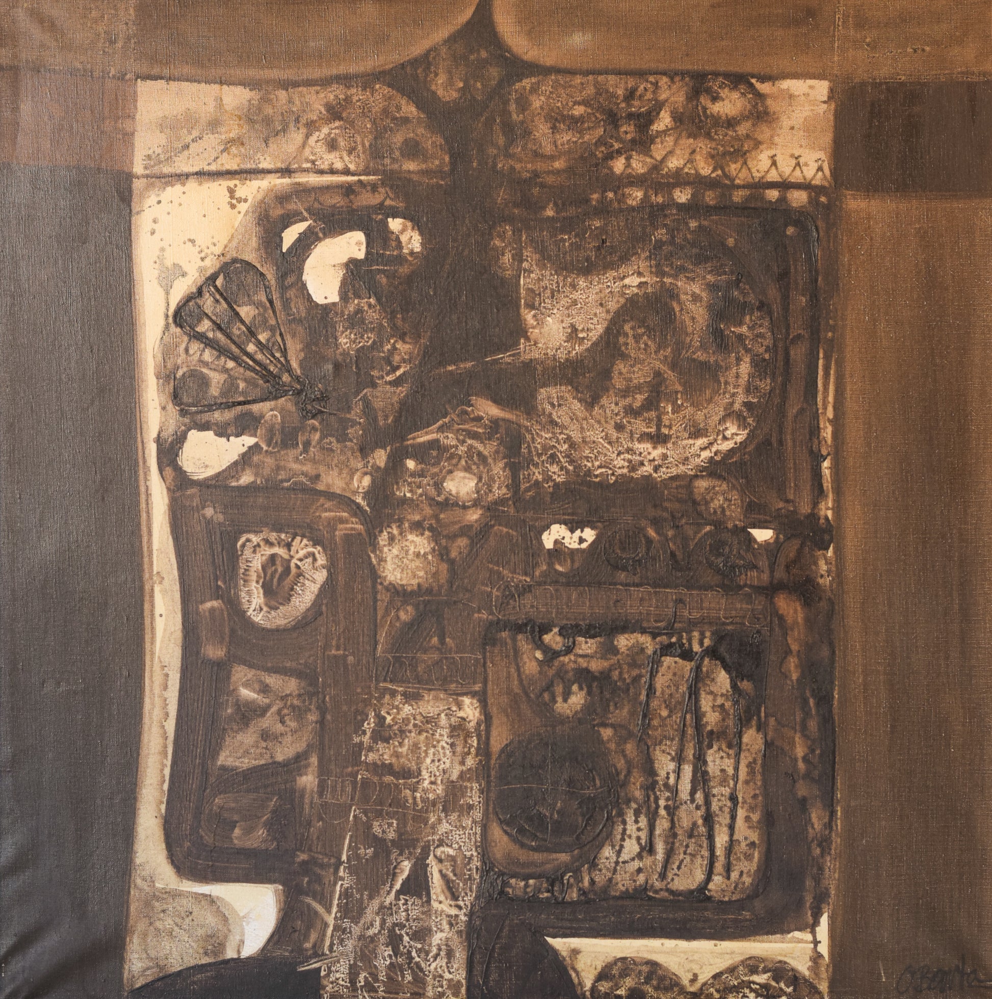 Abstract - Oil on Canvas - Modern Decorative