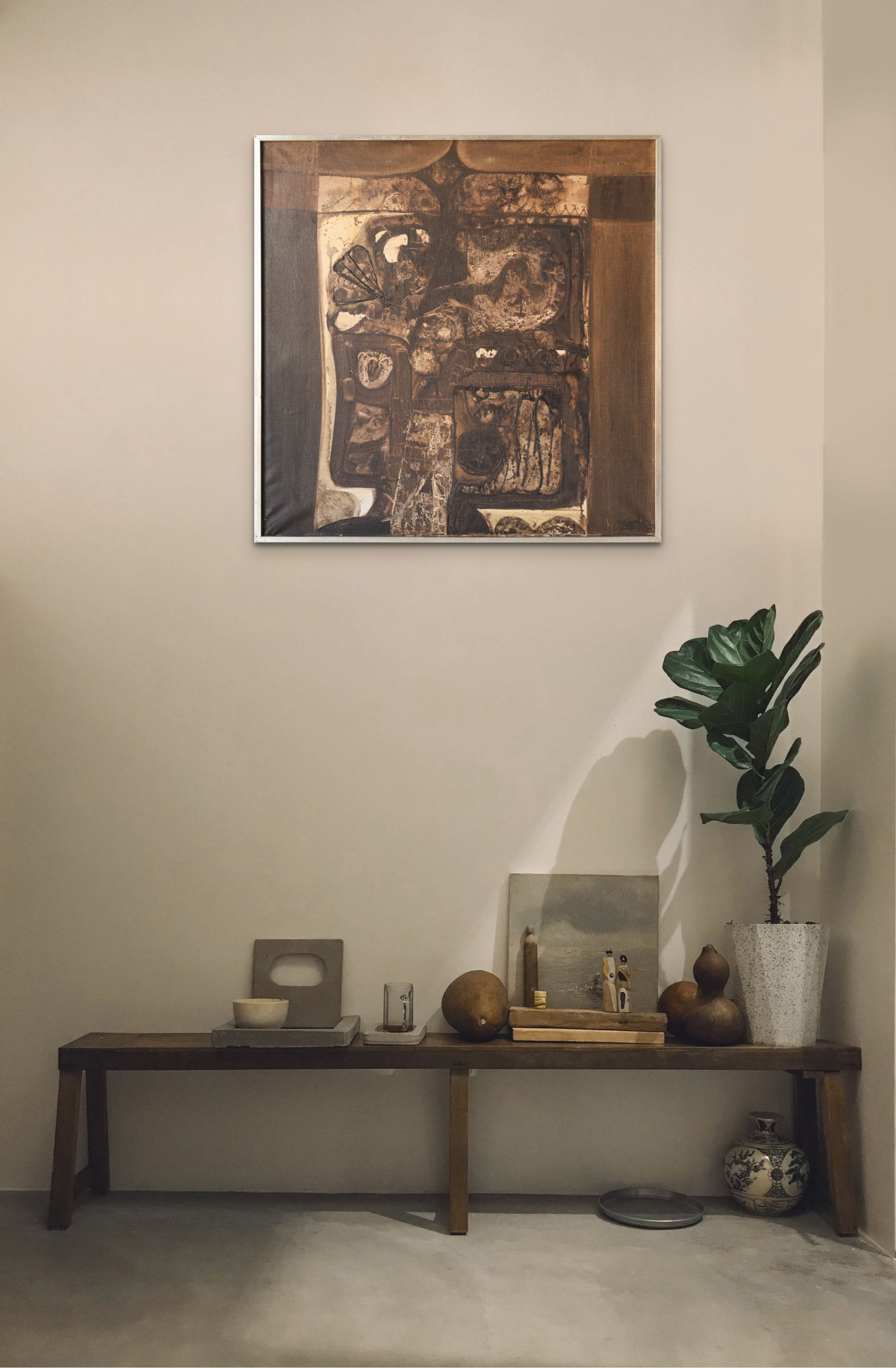 Abstract - Oil on Canvas - Modern Decorative
