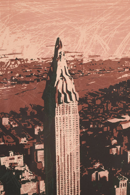 Framed - Silk Screen of New York