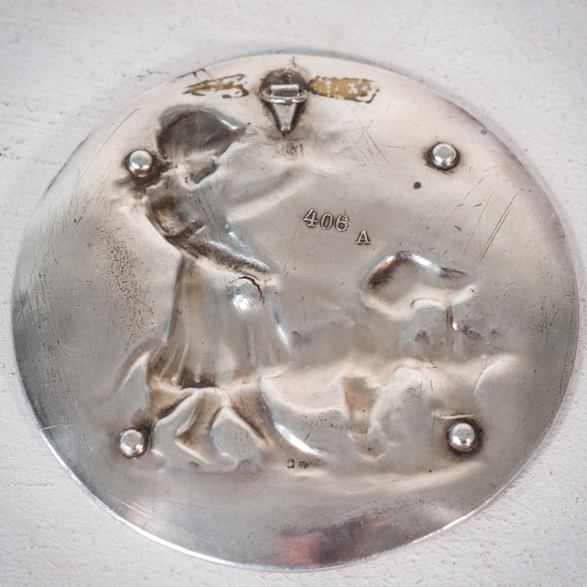 Three - Art Nouveau Pewter Dishes - Modern Decorative