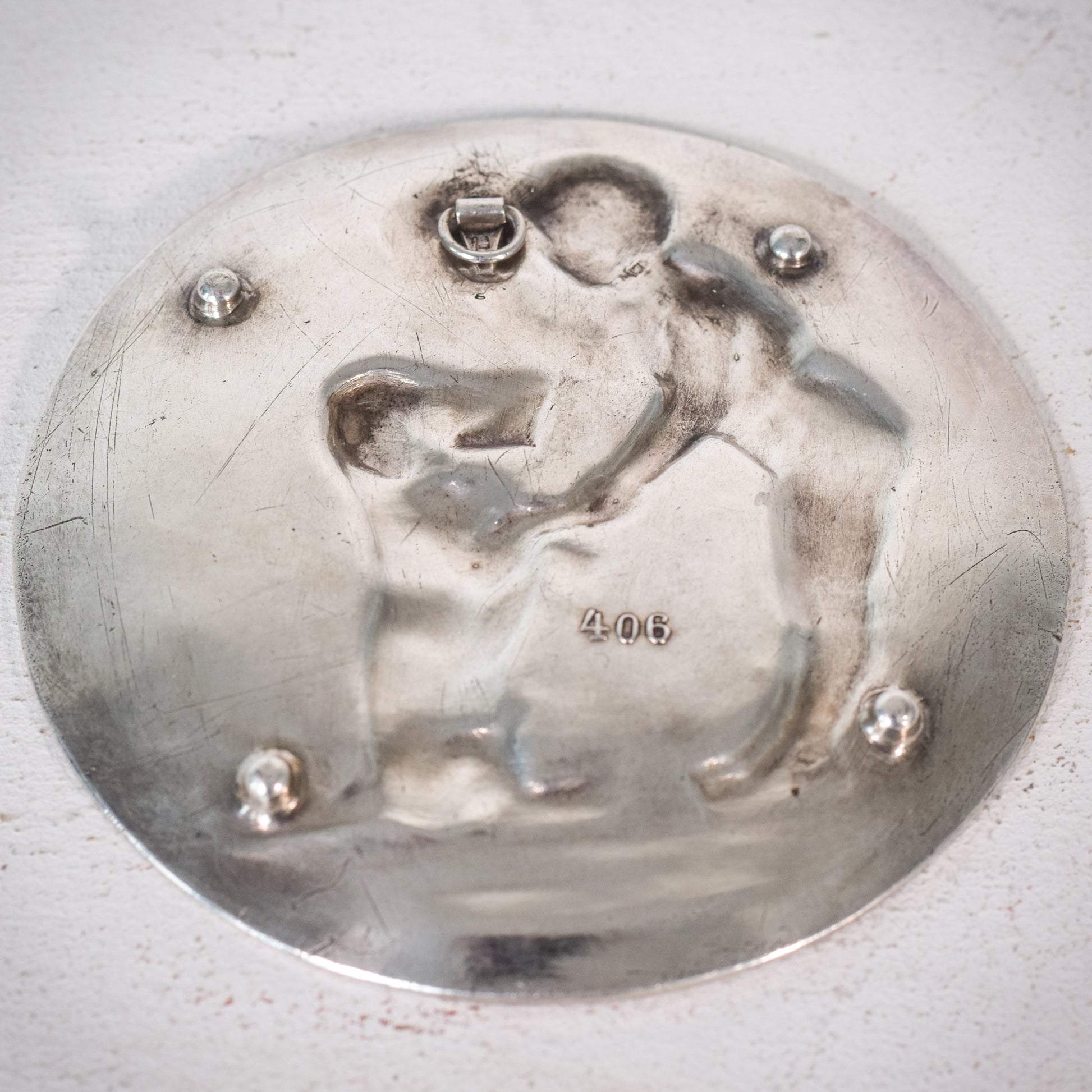 Three - Art Nouveau Pewter Dishes - Modern Decorative