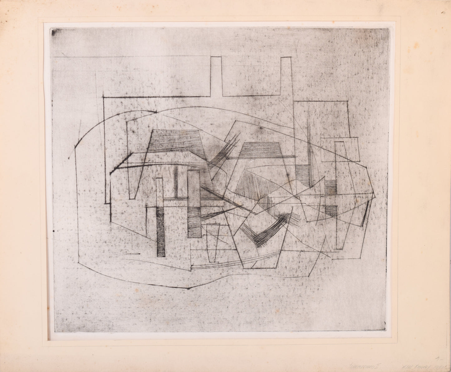 Eric Finlay - Cubist Etching - Modern Decorative