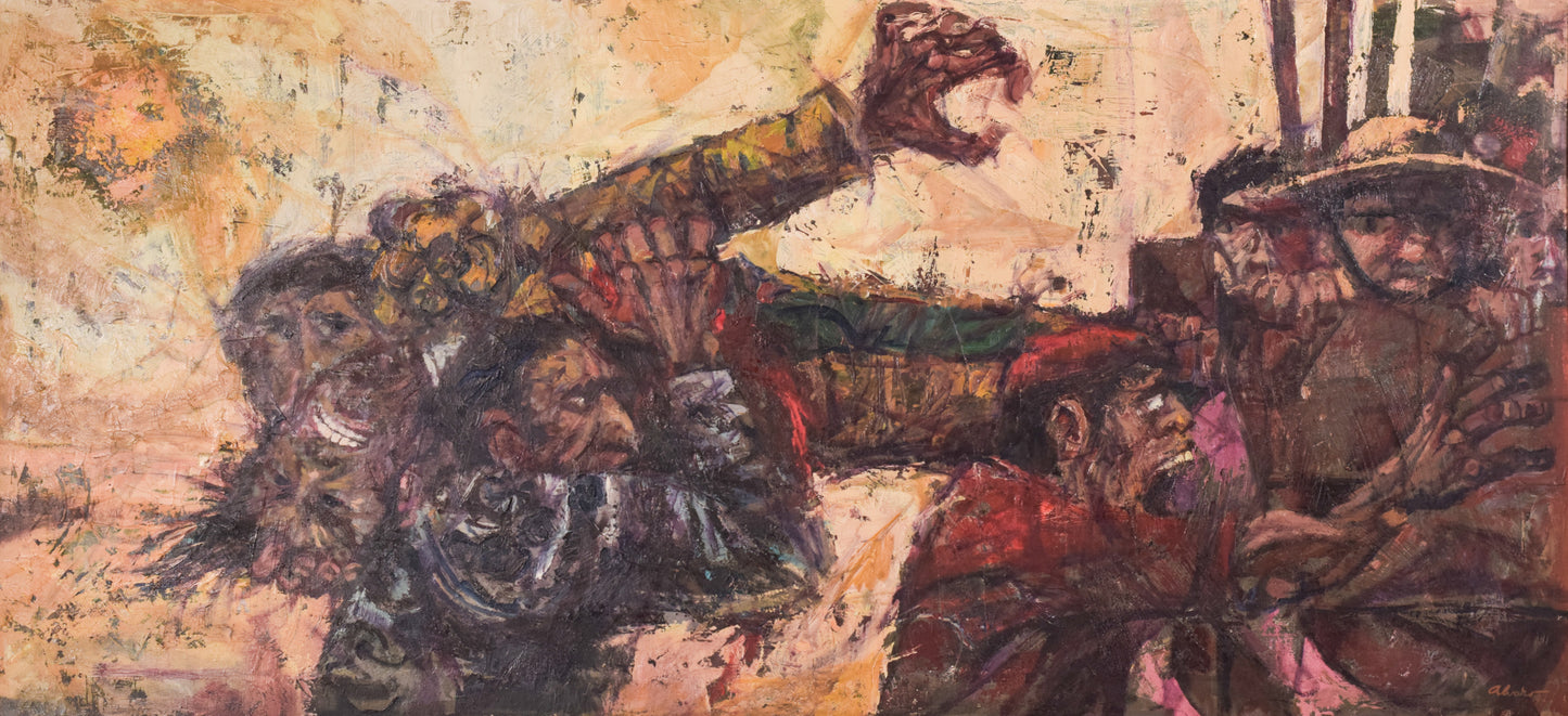 Alvaro - Battle Painting - Modern Decorative