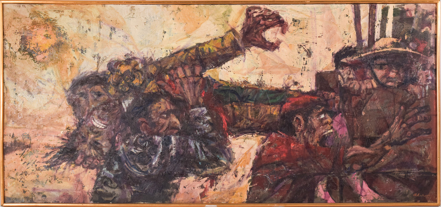 Alvaro - Battle Painting - Modern Decorative