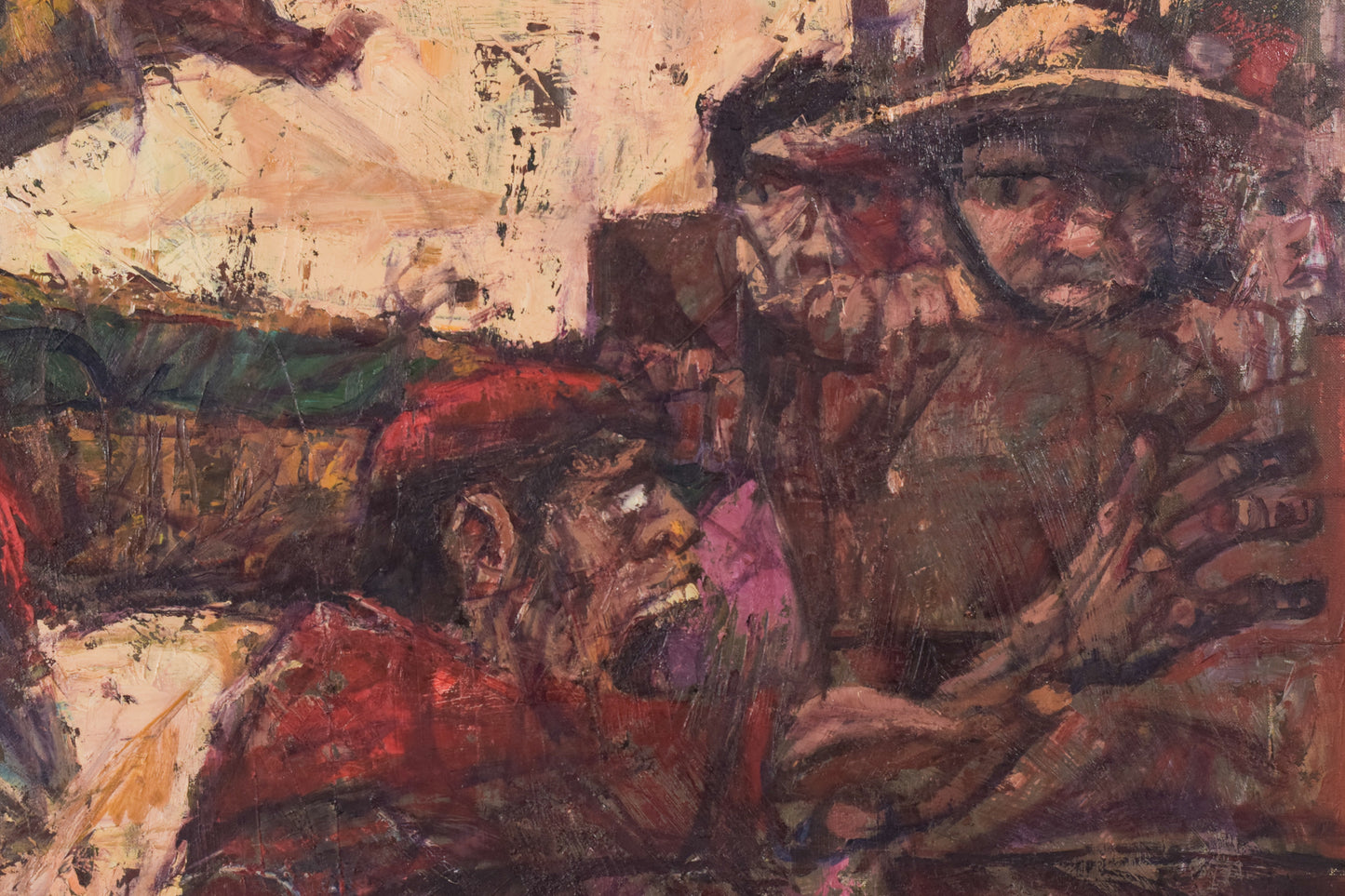 Alvaro - Battle Painting - Modern Decorative