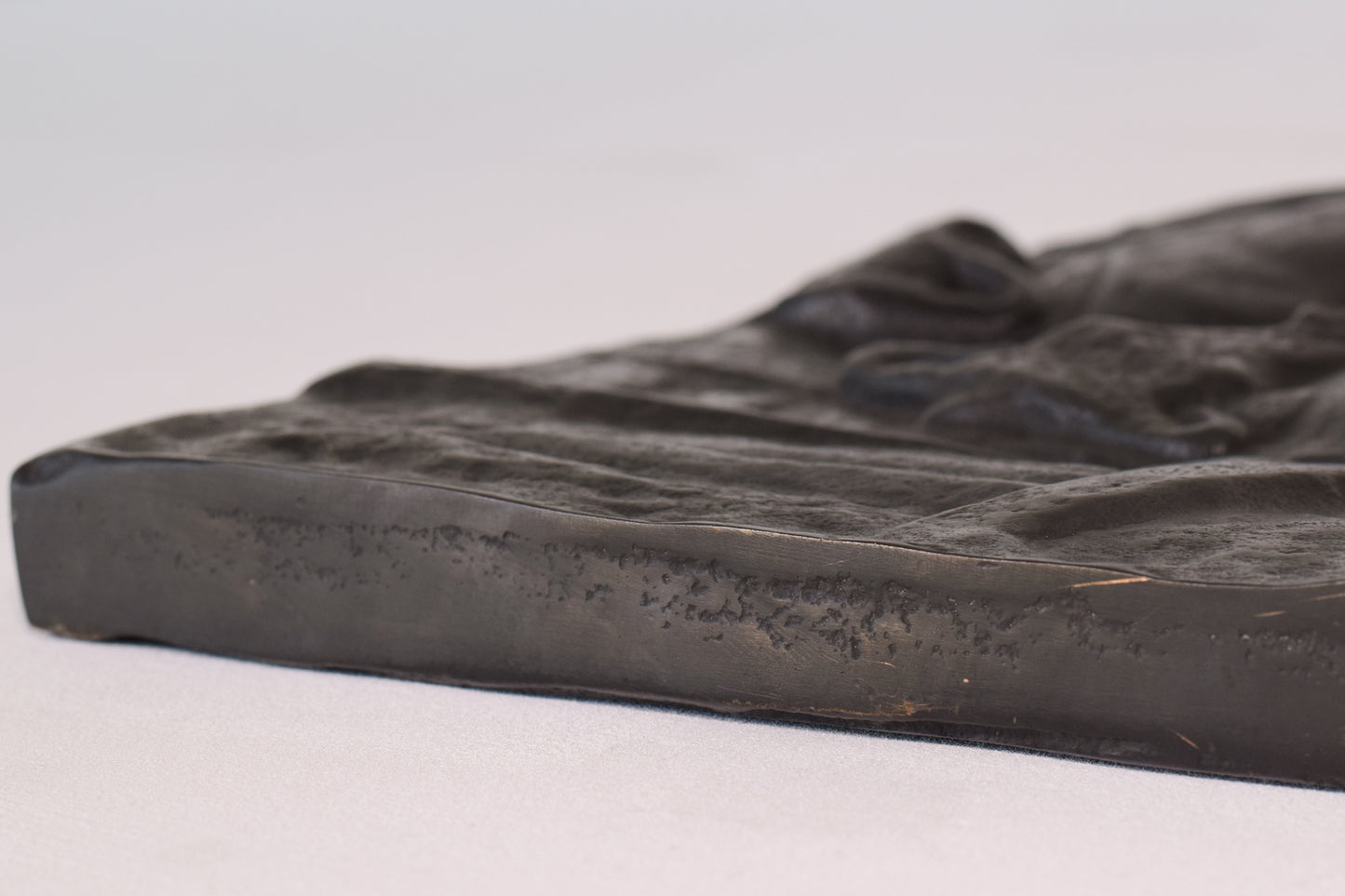 Manuel Martinez Hugué - Large Bronze Plaque - Modern Decorative