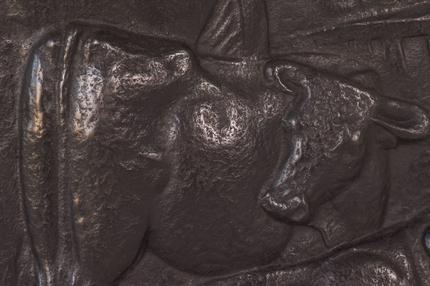 Manuel Martinez Hugué - Large Bronze Plaque - Modern Decorative