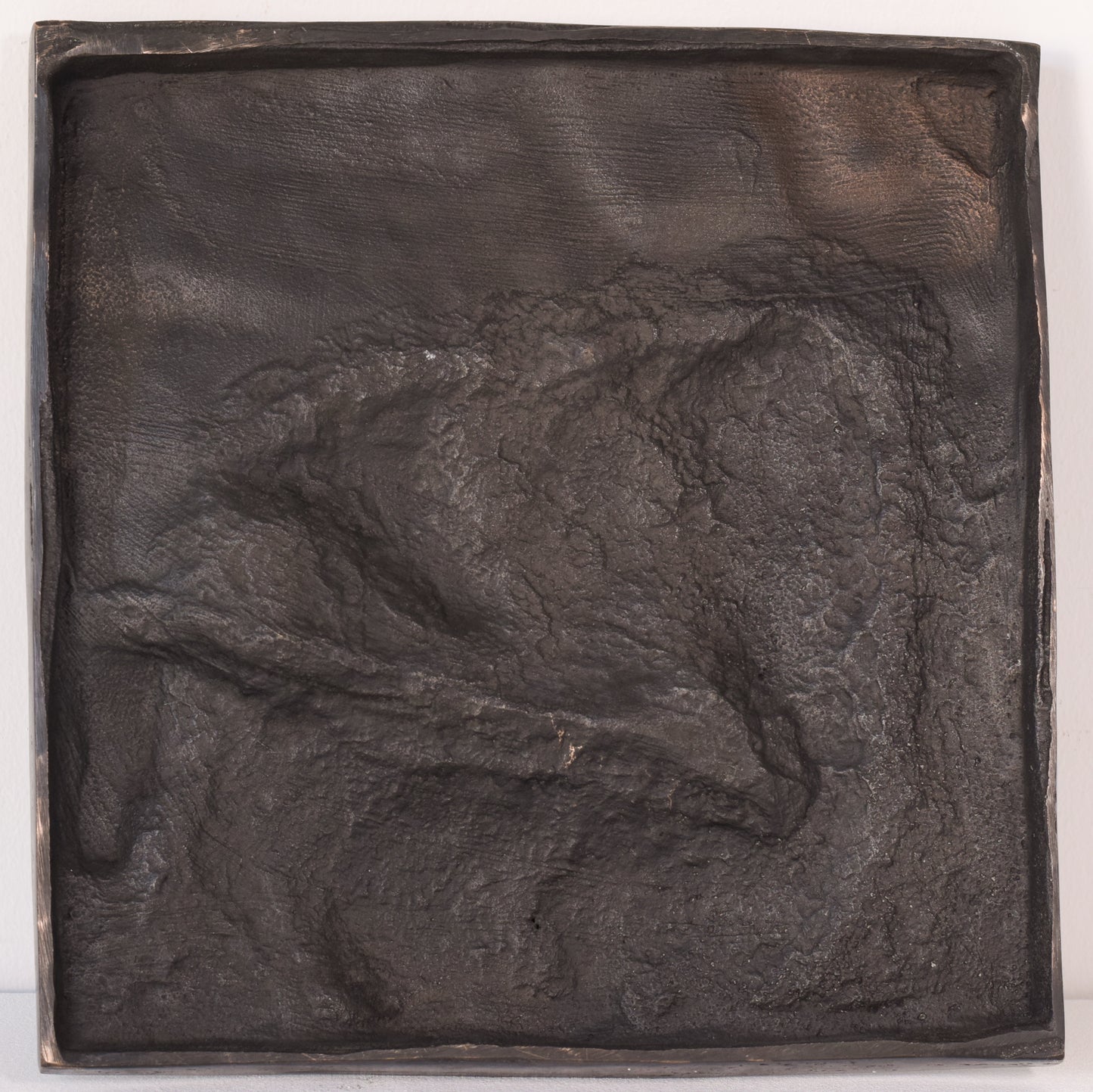 Manuel Martinez Hugué - Large Bronze Plaque - Modern Decorative
