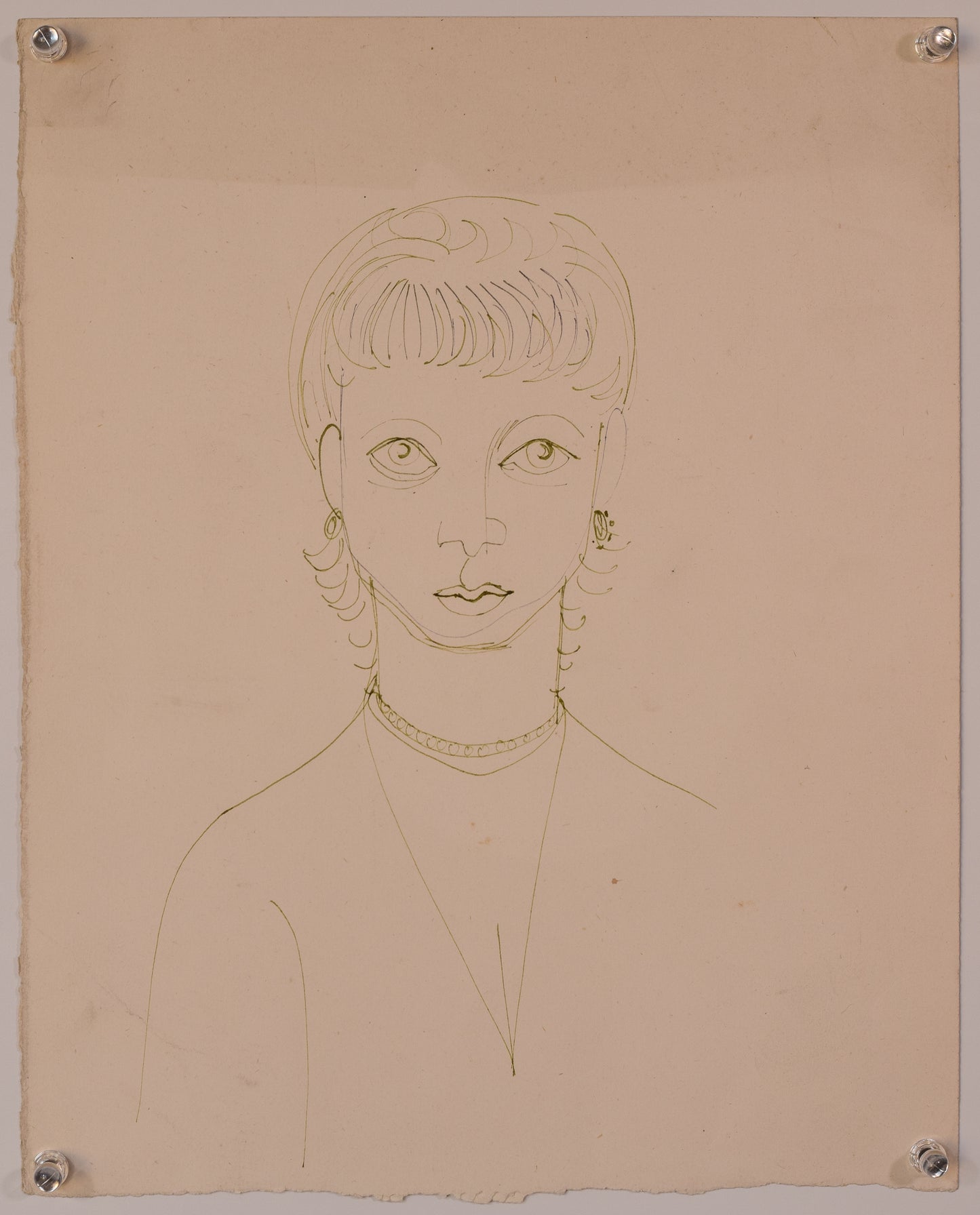 Minimalist Study of a Lady - Follower of Francis Newton Souza