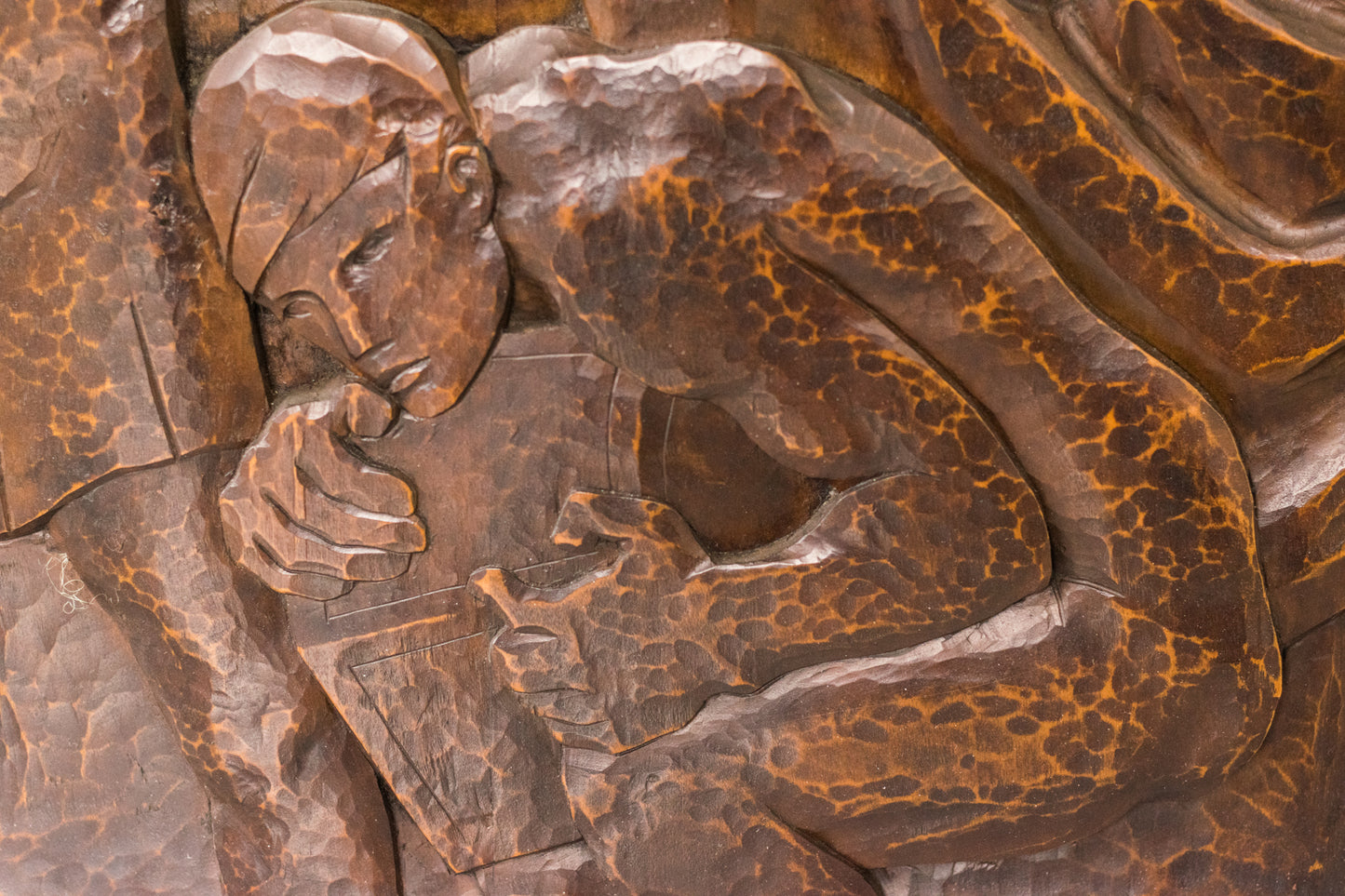 Josep Mundet and Joan Palet - Monumental Carved Panel - Modern Decorative