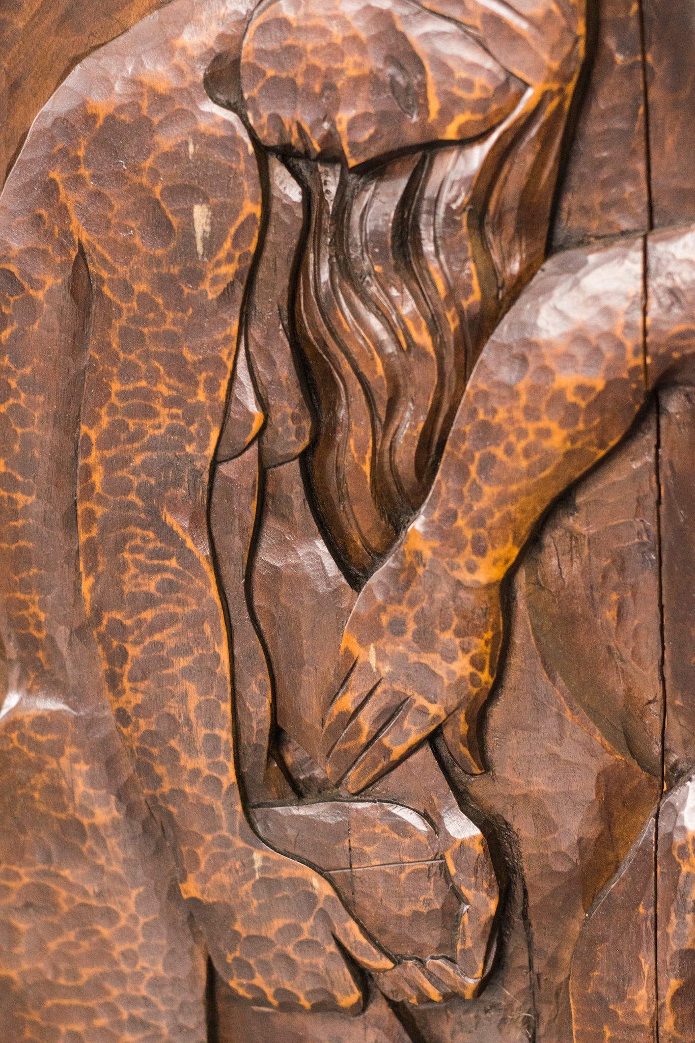 Josep Mundet and Joan Palet - Monumental Carved Panel - Modern Decorative