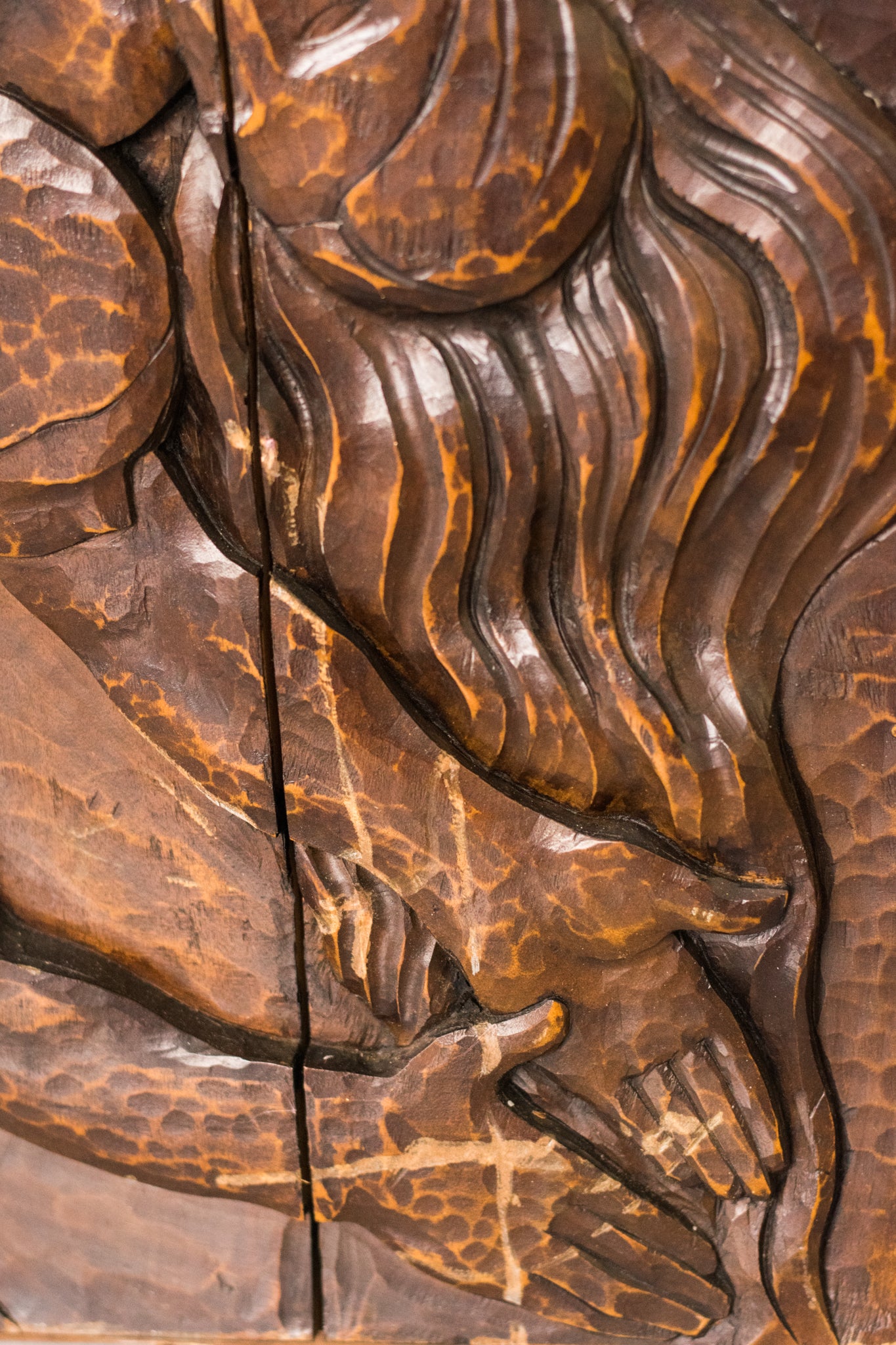 Josep Mundet and Joan Palet - Monumental Carved Panel - Modern Decorative