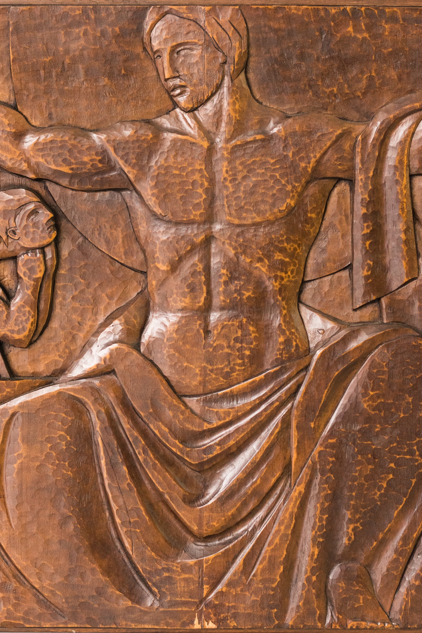 Josep Mundet and Joan Palet - Monumental Carved Panel - Modern Decorative