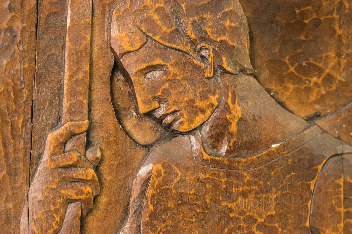 Josep Mundet and Joan Palet - Monumental Carved Panel - Modern Decorative