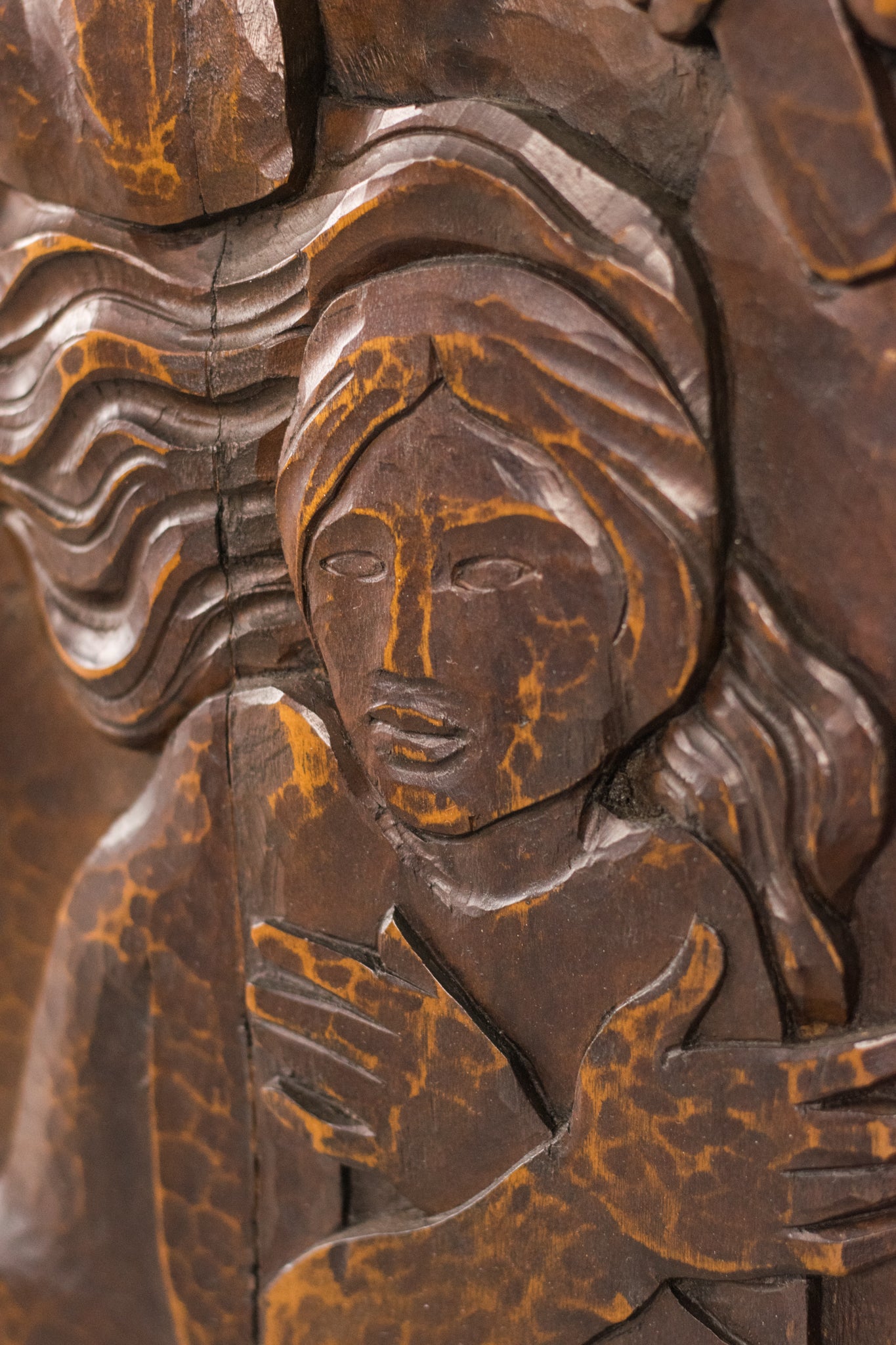 Josep Mundet and Joan Palet - Monumental Carved Panel - Modern Decorative