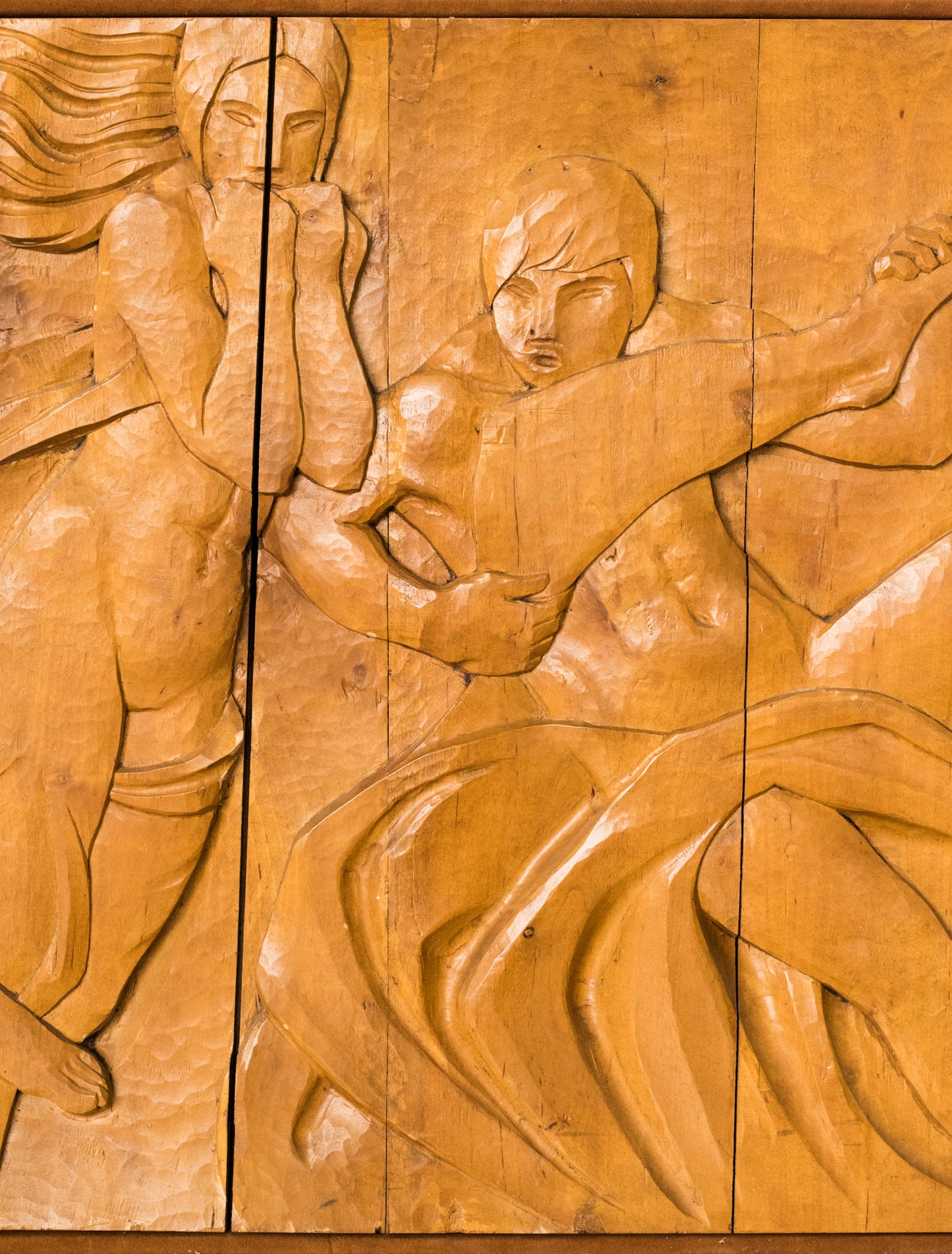 Josep Mundet and Joan Palet - Monumental Carved Panel - Modern Decorative
