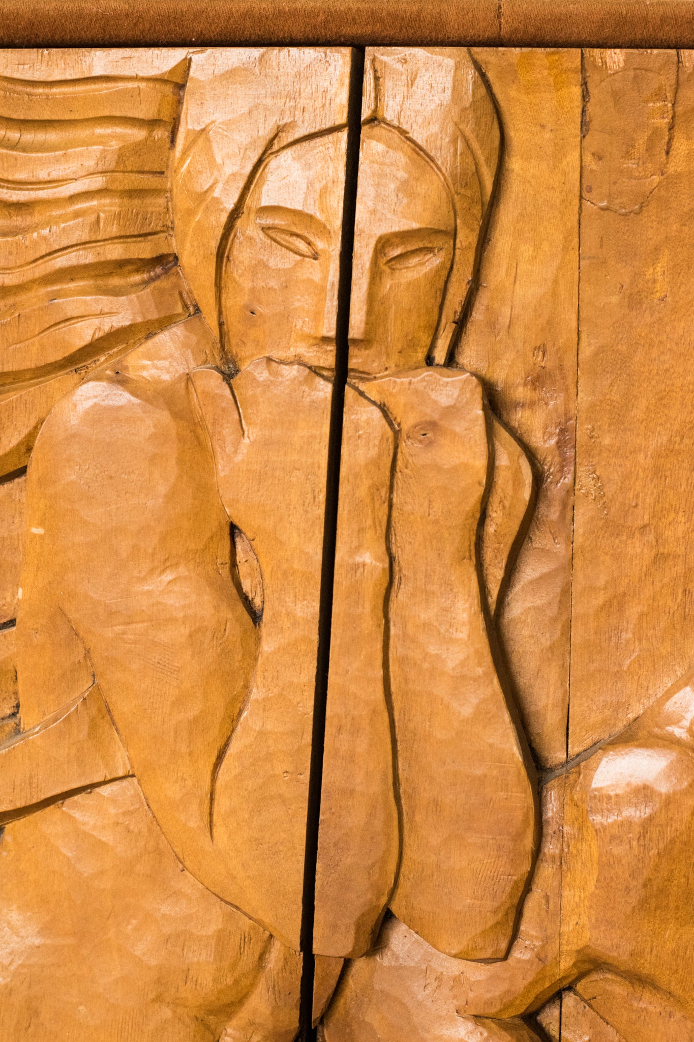Josep Mundet and Joan Palet - Monumental Carved Panel - Modern Decorative