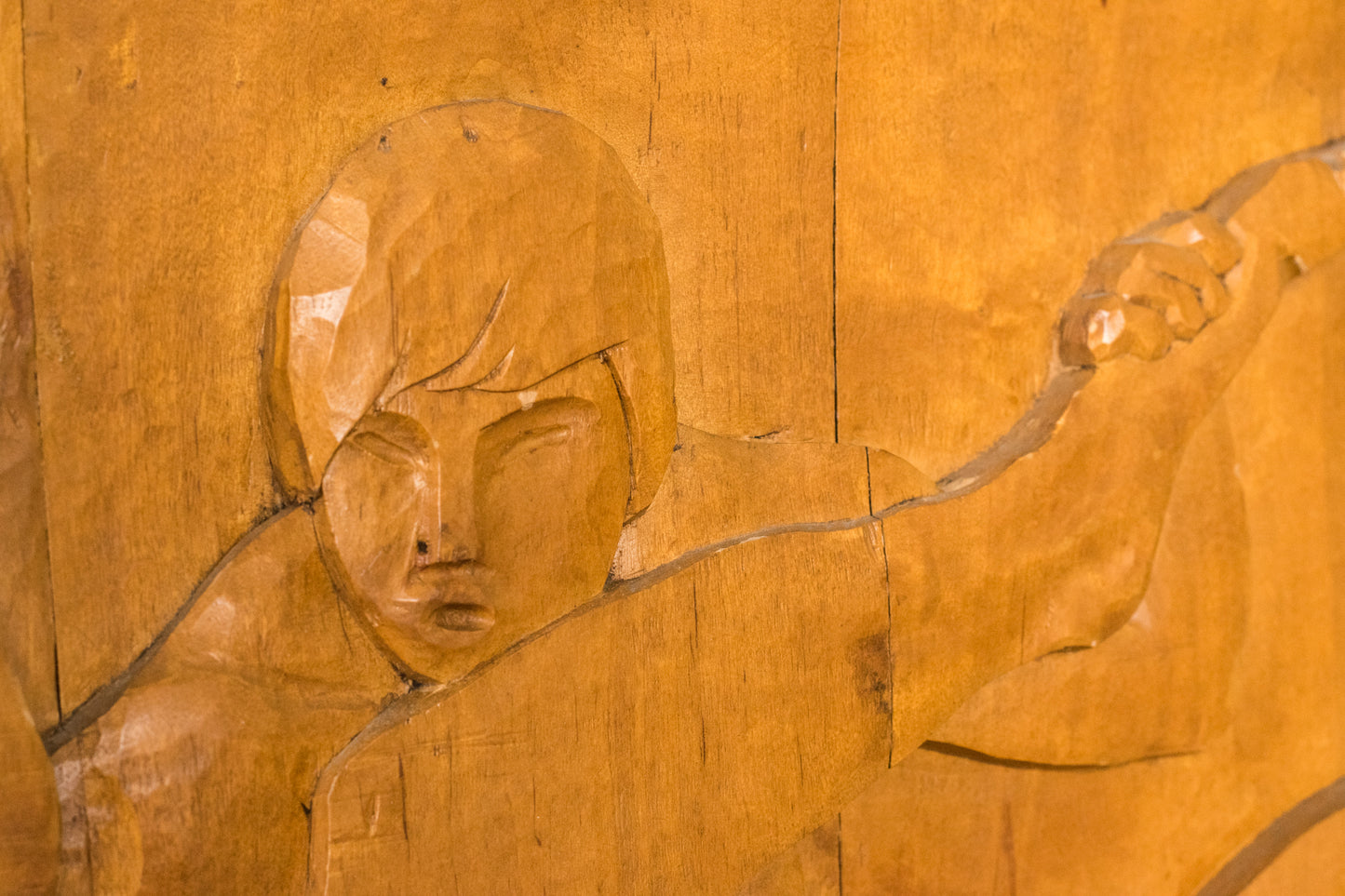 Josep Mundet and Joan Palet - Monumental Carved Panel - Modern Decorative