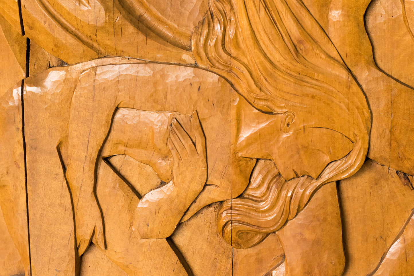 Josep Mundet and Joan Palet - Monumental Carved Panel - Modern Decorative