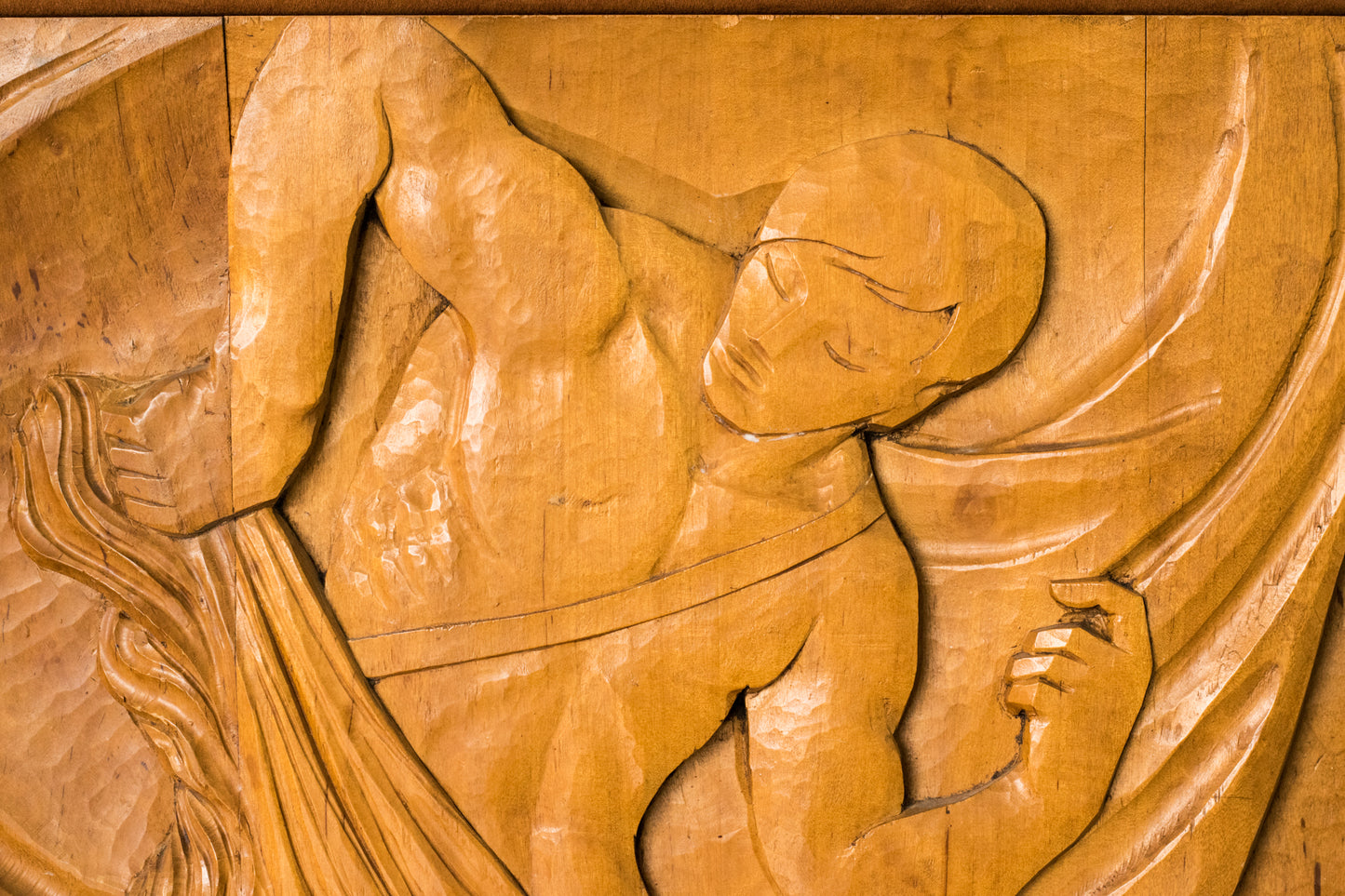 Josep Mundet and Joan Palet - Monumental Carved Panel - Modern Decorative