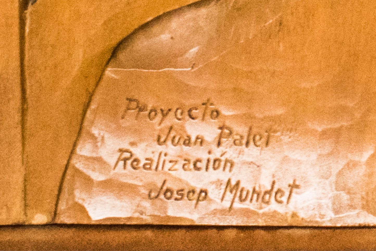 Josep Mundet and Joan Palet - Monumental Carved Panel - Modern Decorative