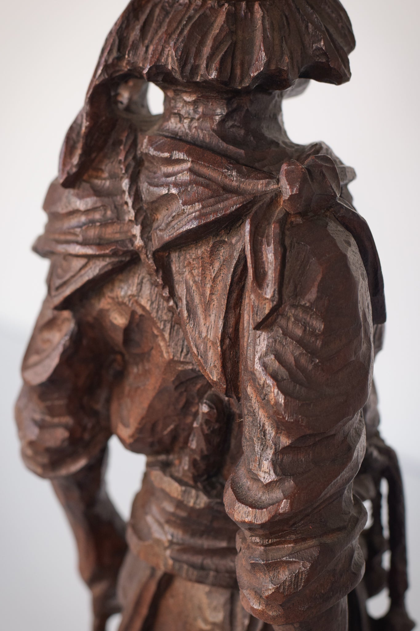 Hand Carved Wooden Sculpture - A Male Figure - Modern Decorative