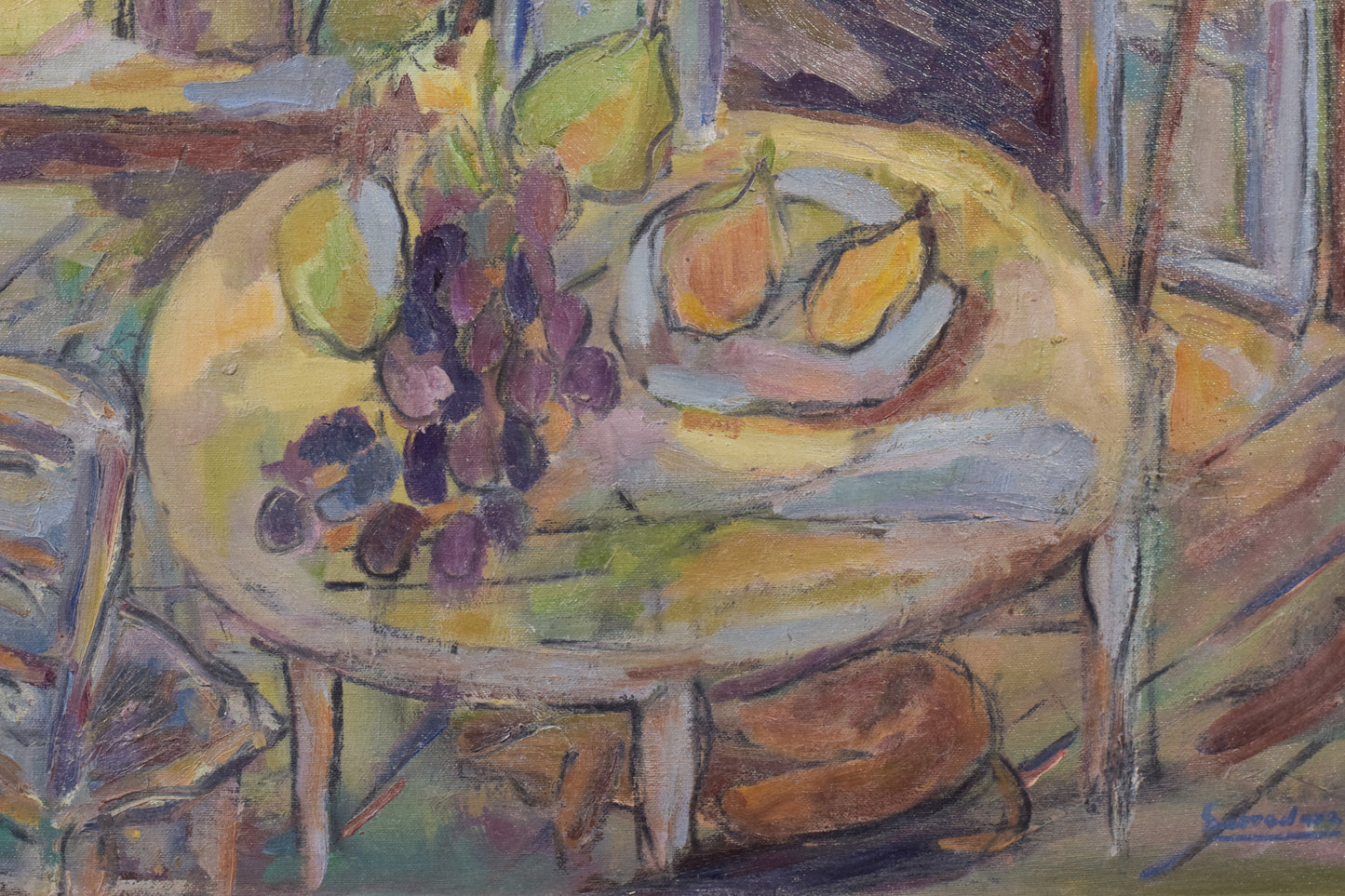 Fauve Interior and Garden Scene