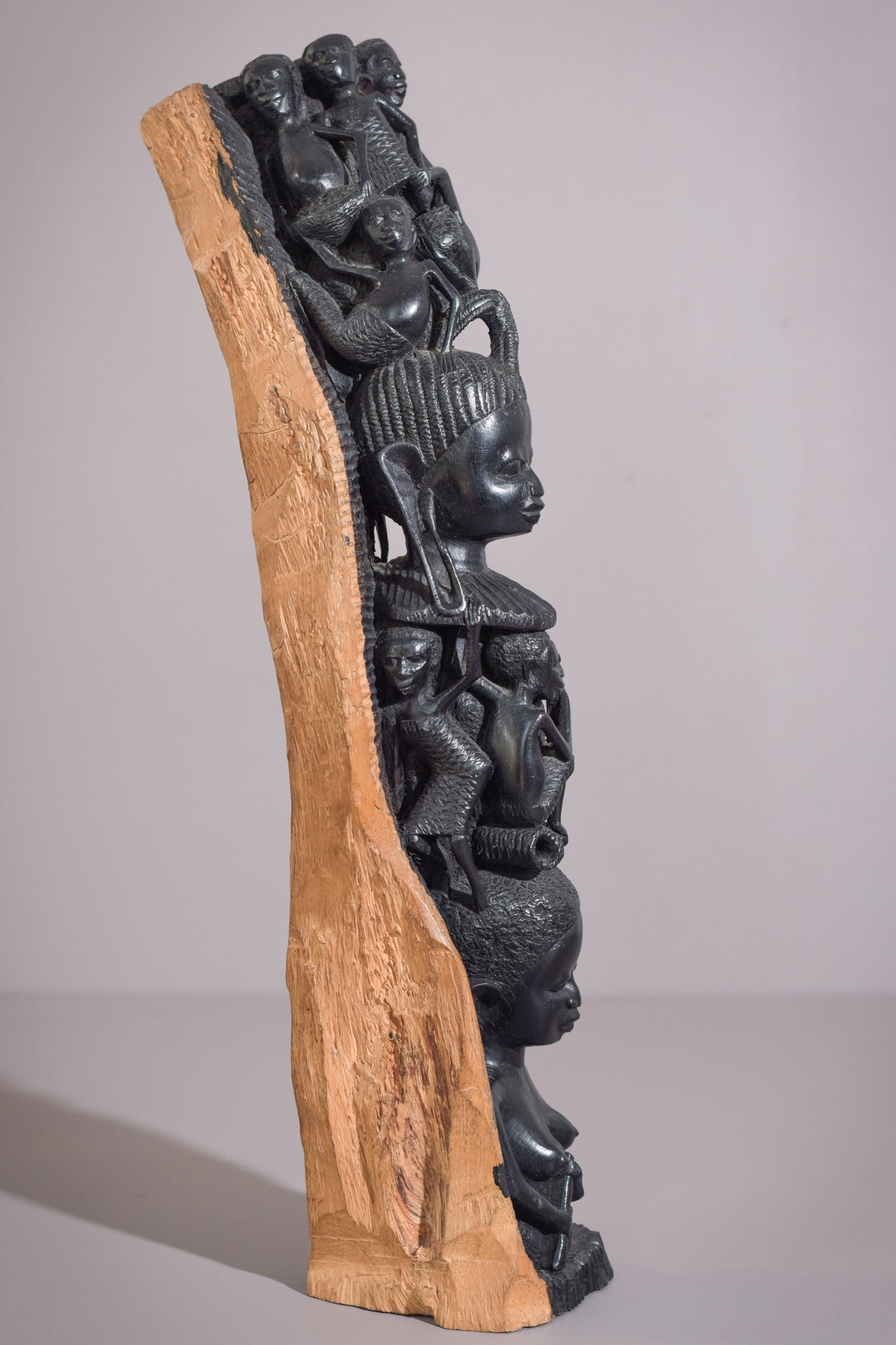 African - Figural Post Carving - Modern Decorative