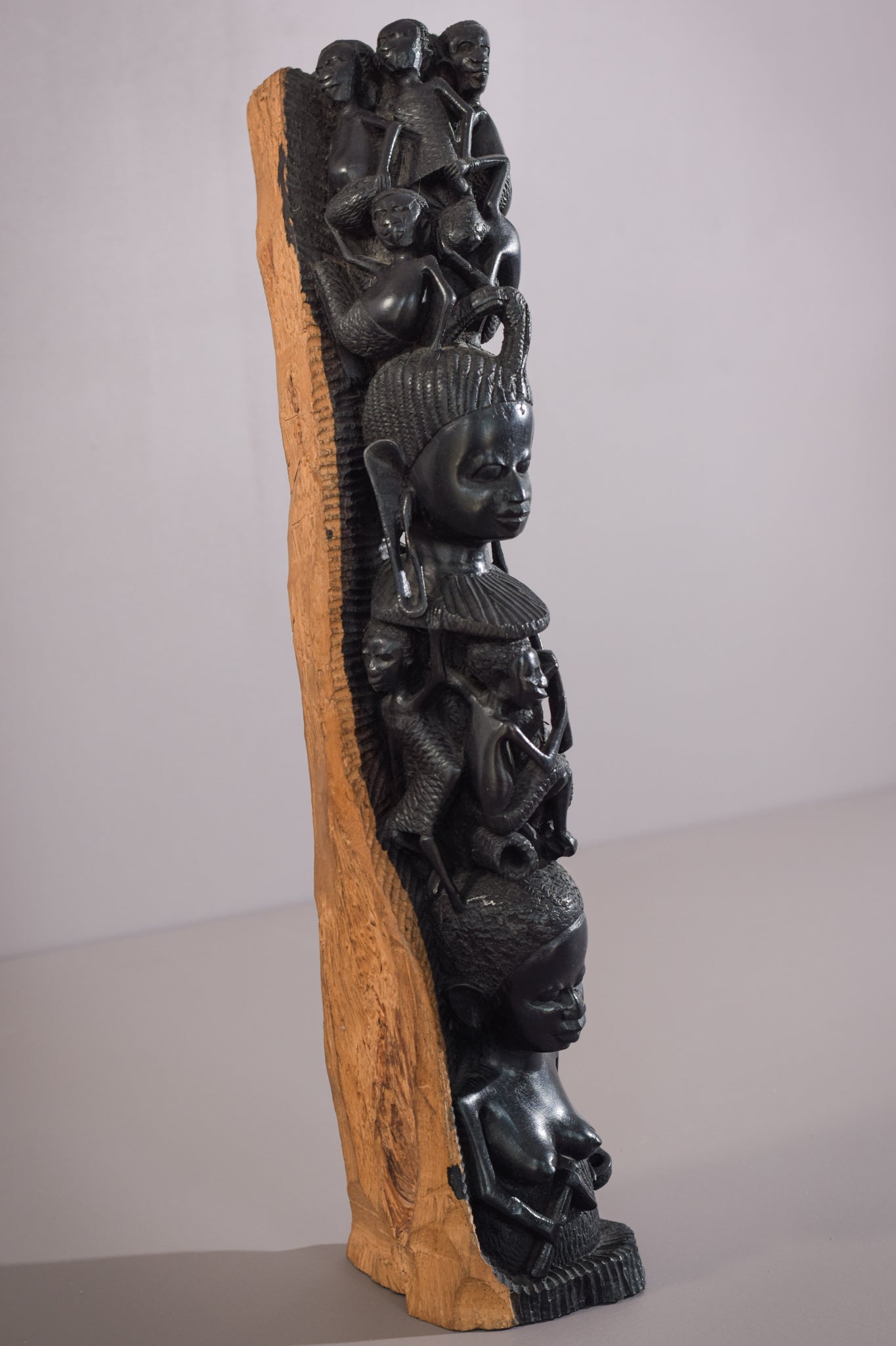 African - Figural Post Carving - Modern Decorative