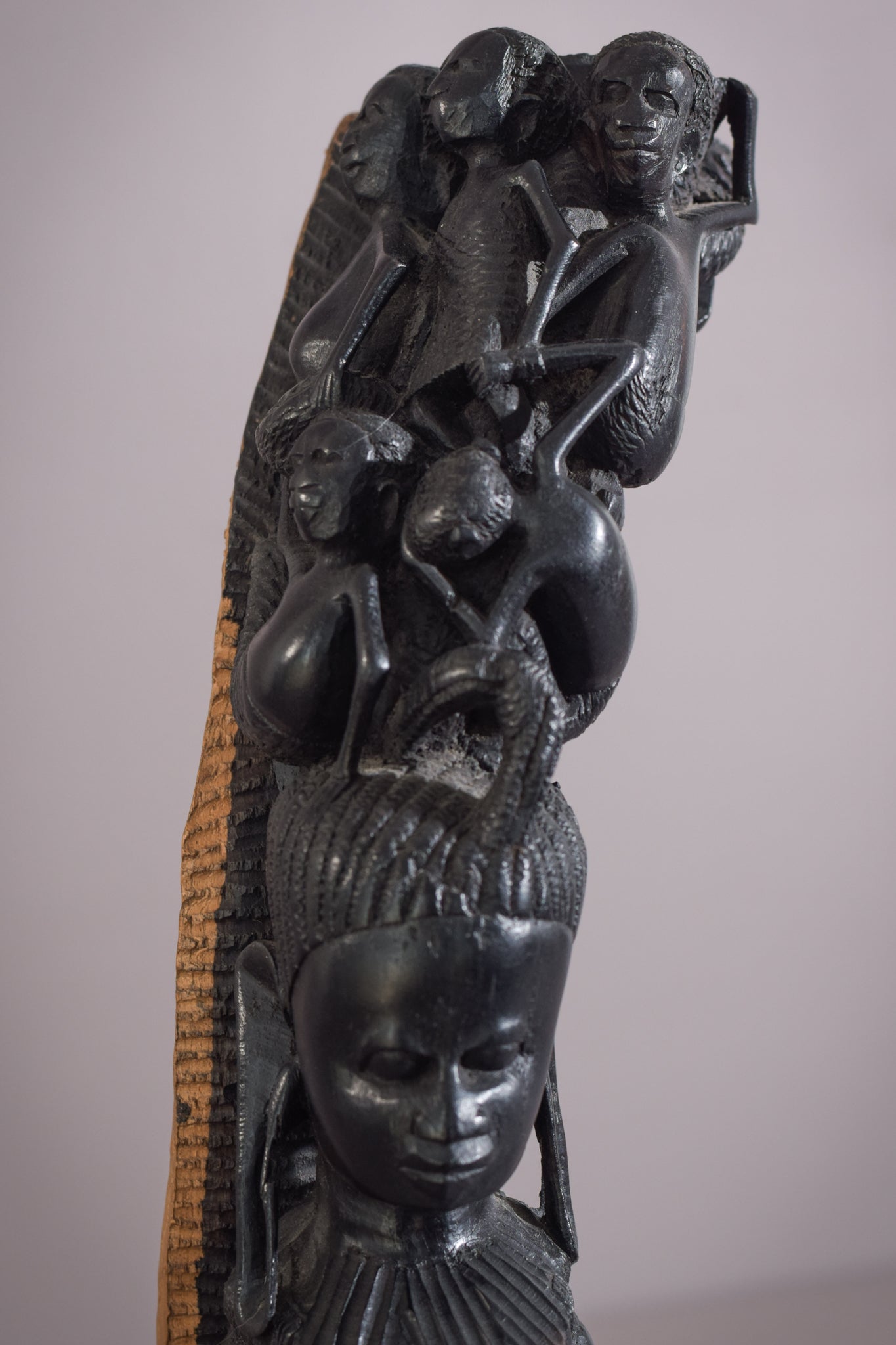African - Figural Post Carving - Modern Decorative