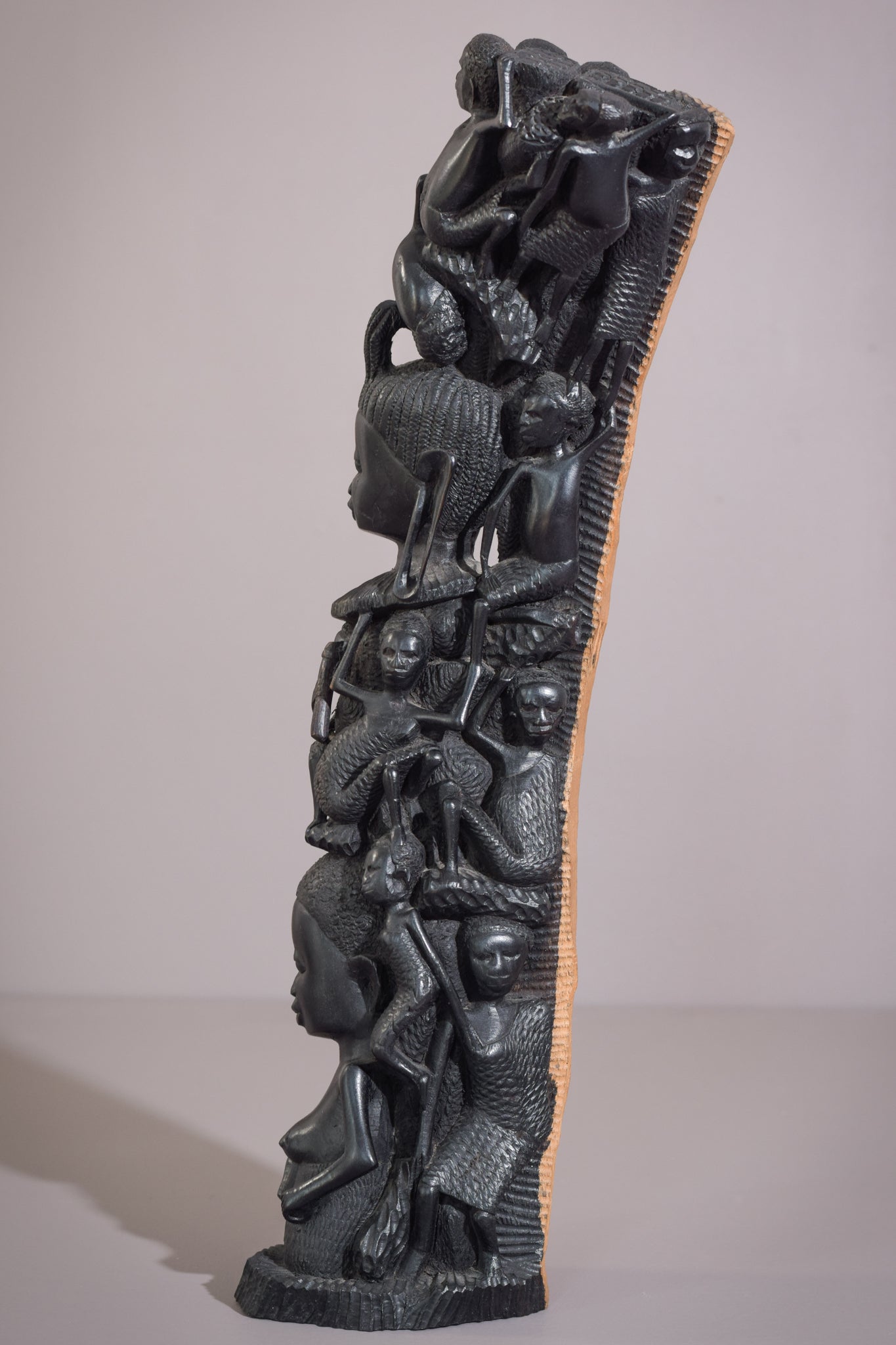 African - Figural Post Carving - Modern Decorative