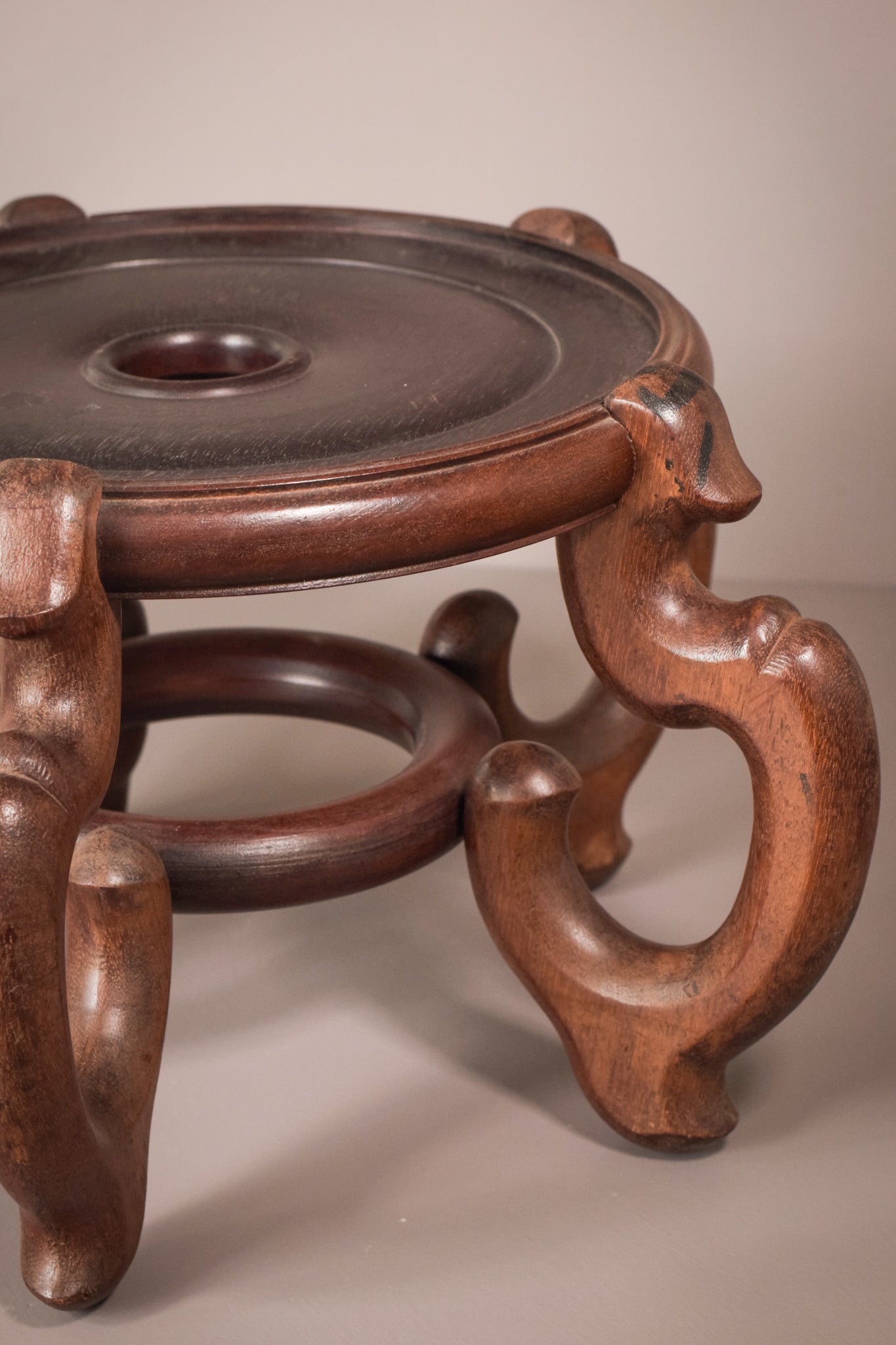 Large - Chinese Wooden Stand - Modern Decorative