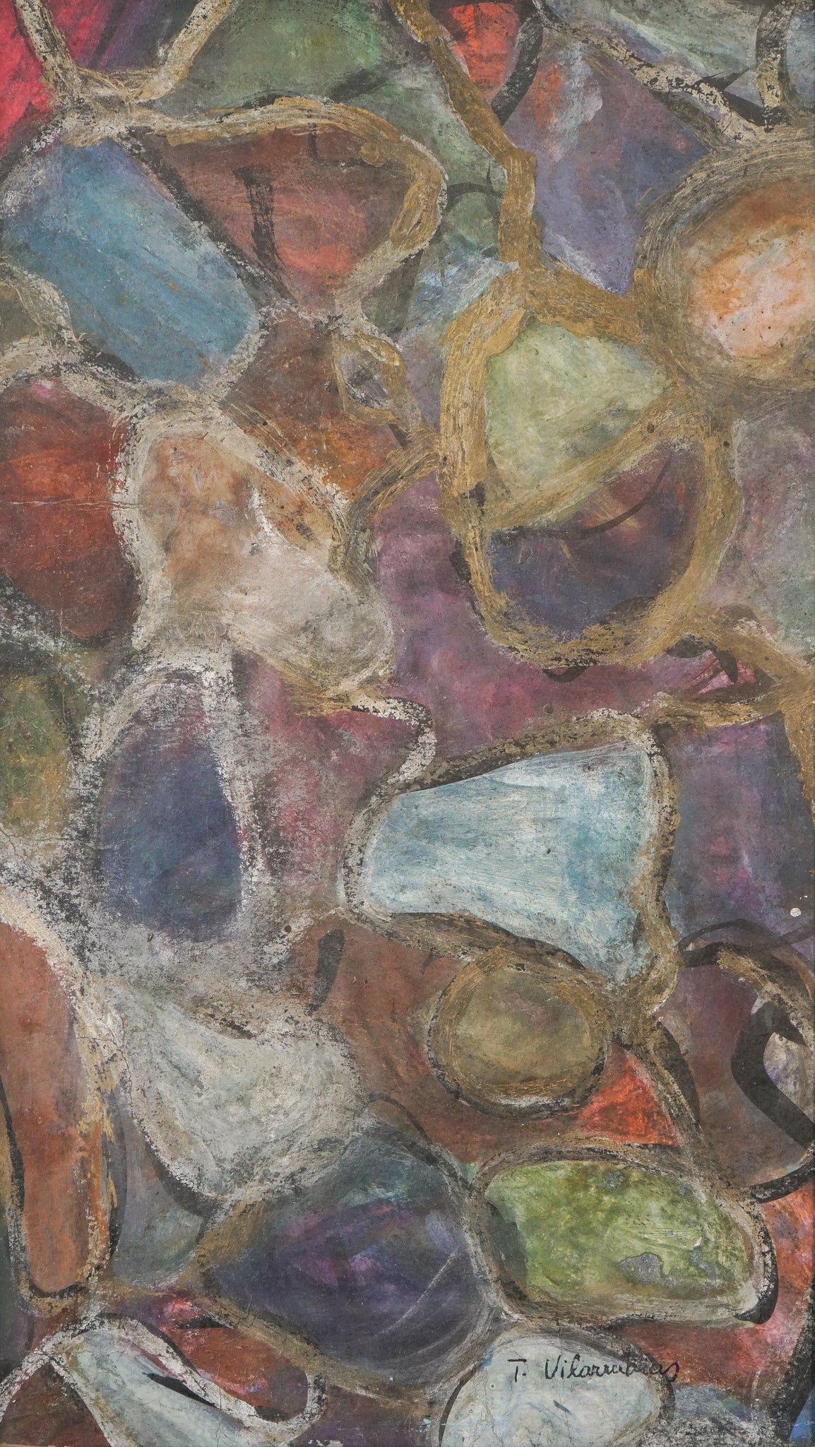 Maria Teresa Vilarrubias 1914 - 2019 - Abstract on paper - Modern Decorative