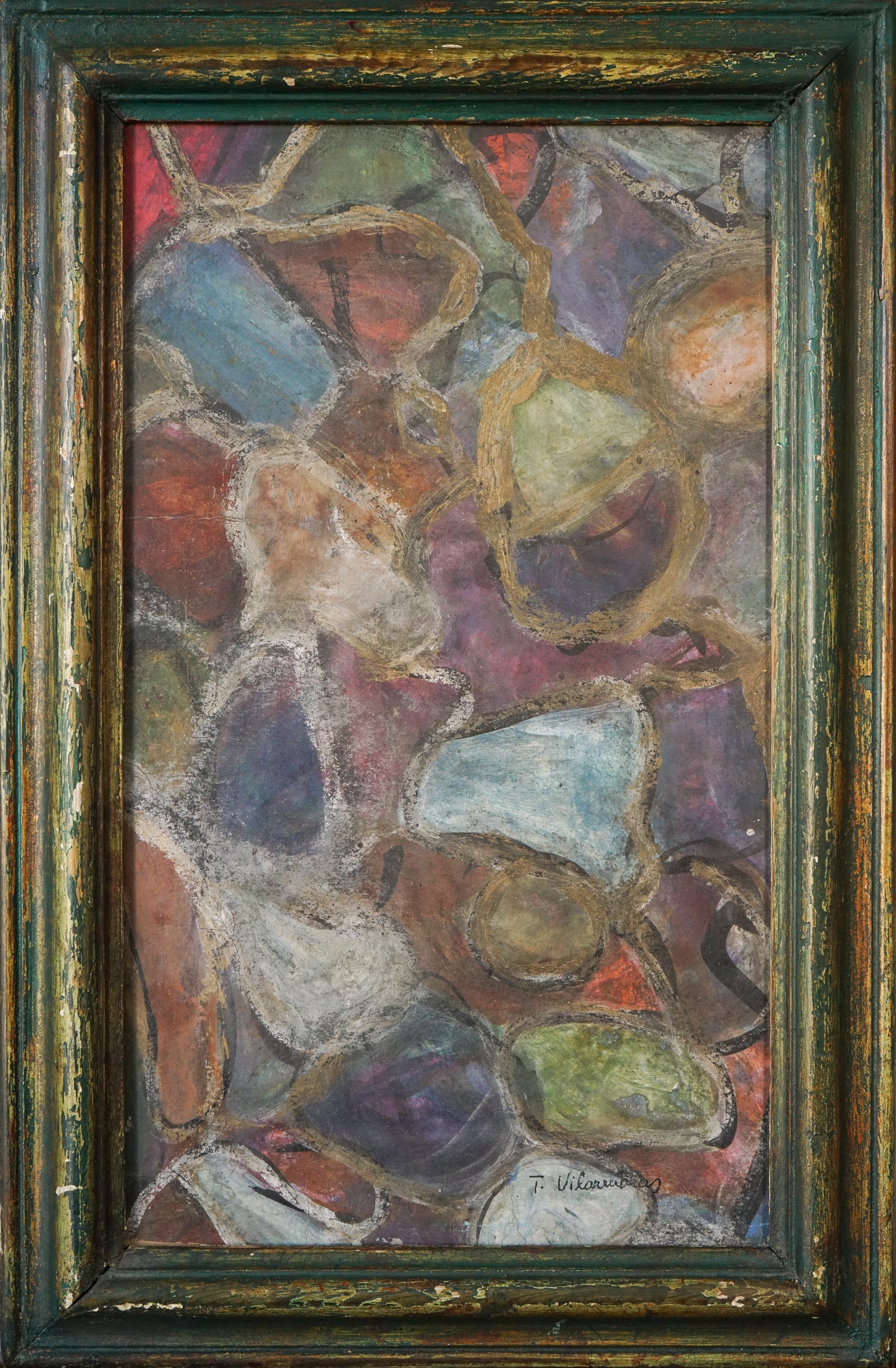 Maria Teresa Vilarrubias 1914 - 2019 - Abstract on paper - Modern Decorative