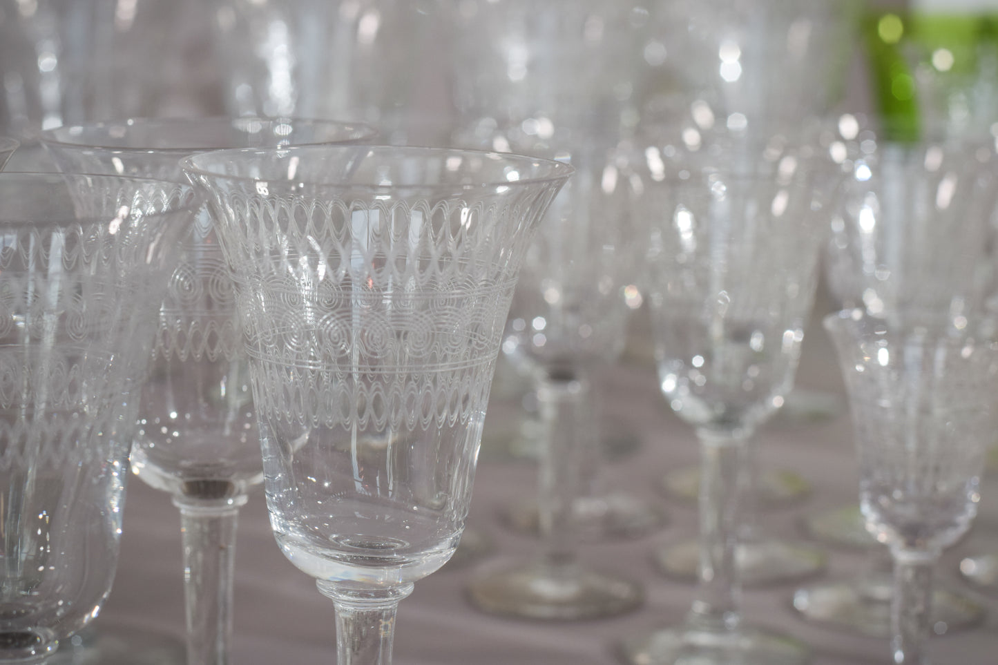 45 - various vintage drinking glasses - Modern Decorative