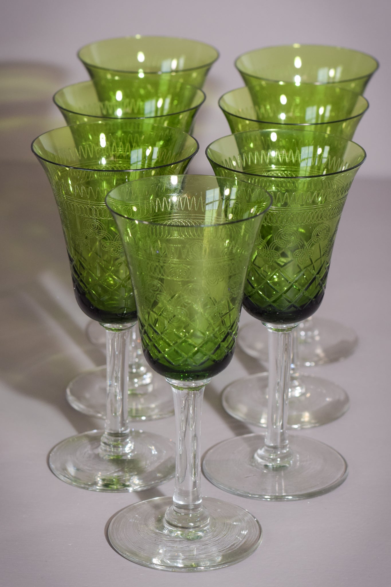 45 - various vintage drinking glasses - Modern Decorative